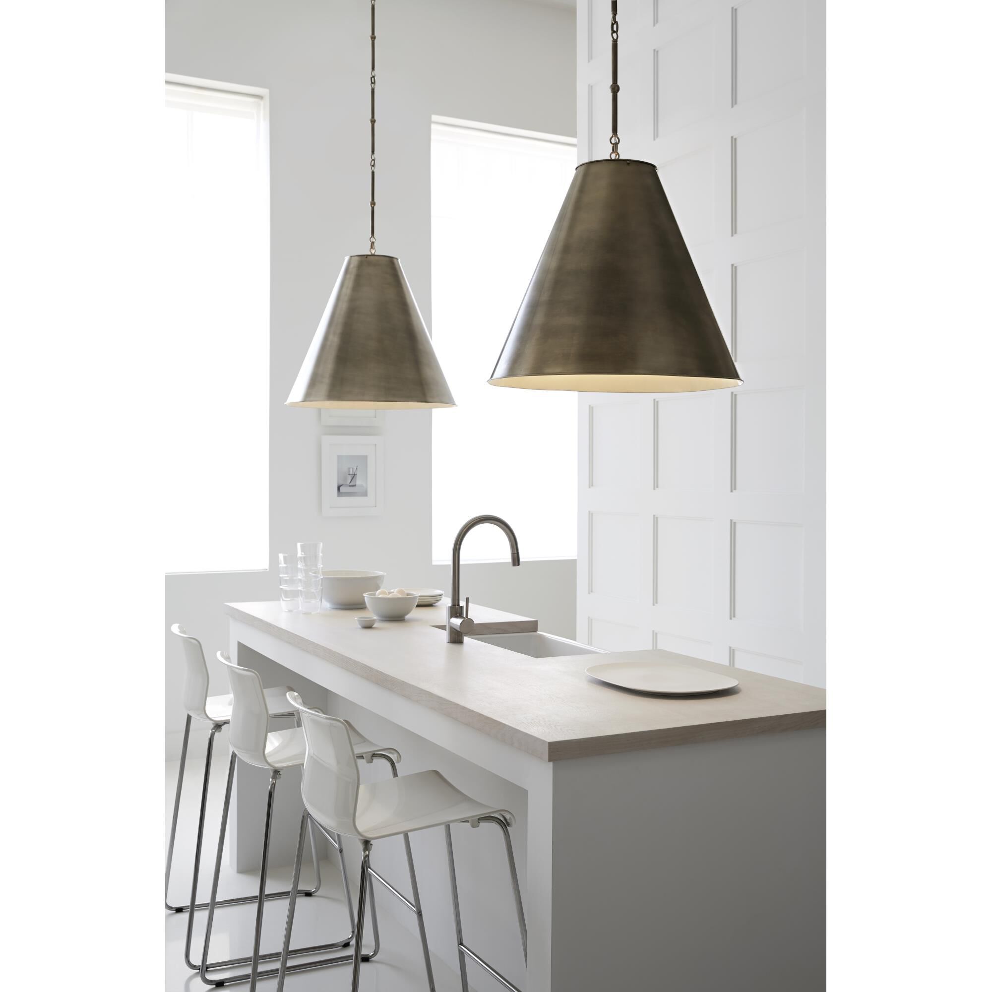 Thomas O'Brien Goodman 25 Inch Large Pendant by Visual Comfort Signature Collection