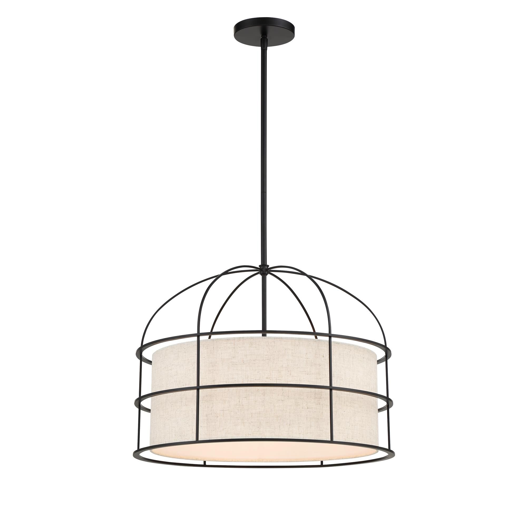 Shown in Coal finish and Oatmeal Linen shade