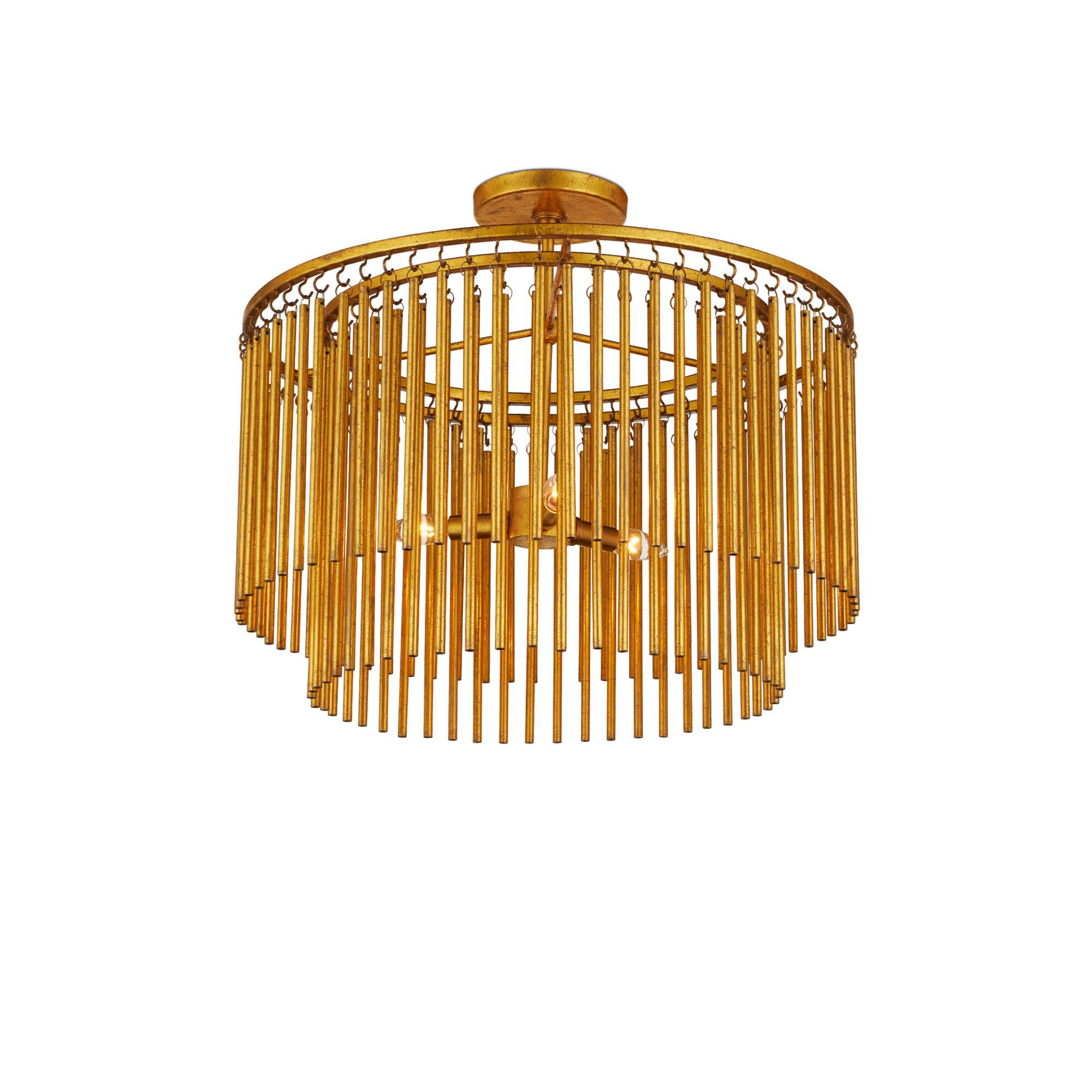 Mantra 24 Inch Semi Flush Mount by Currey and Company