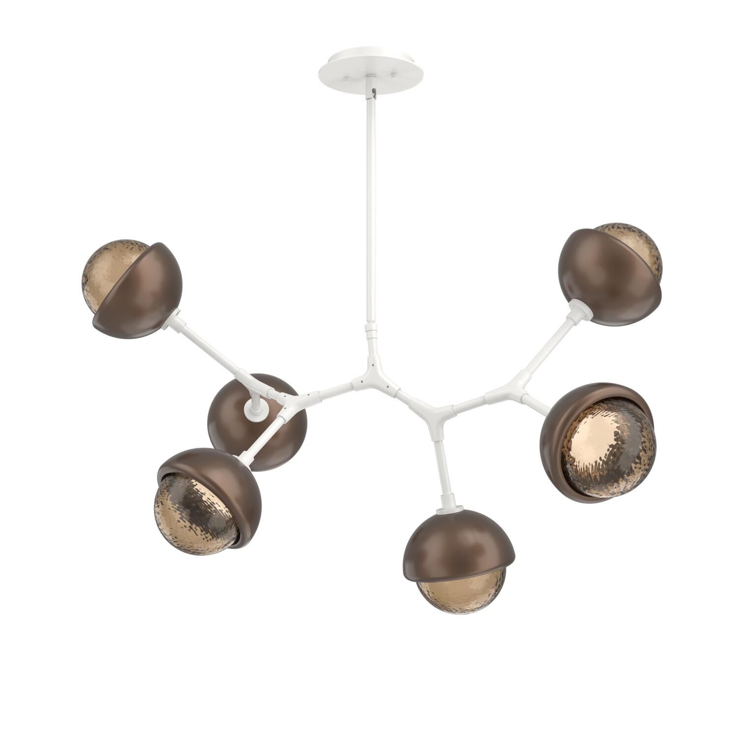 Levi Wilson Cabochon 31 Inch Linear Suspension Light by Hammerton Studio
