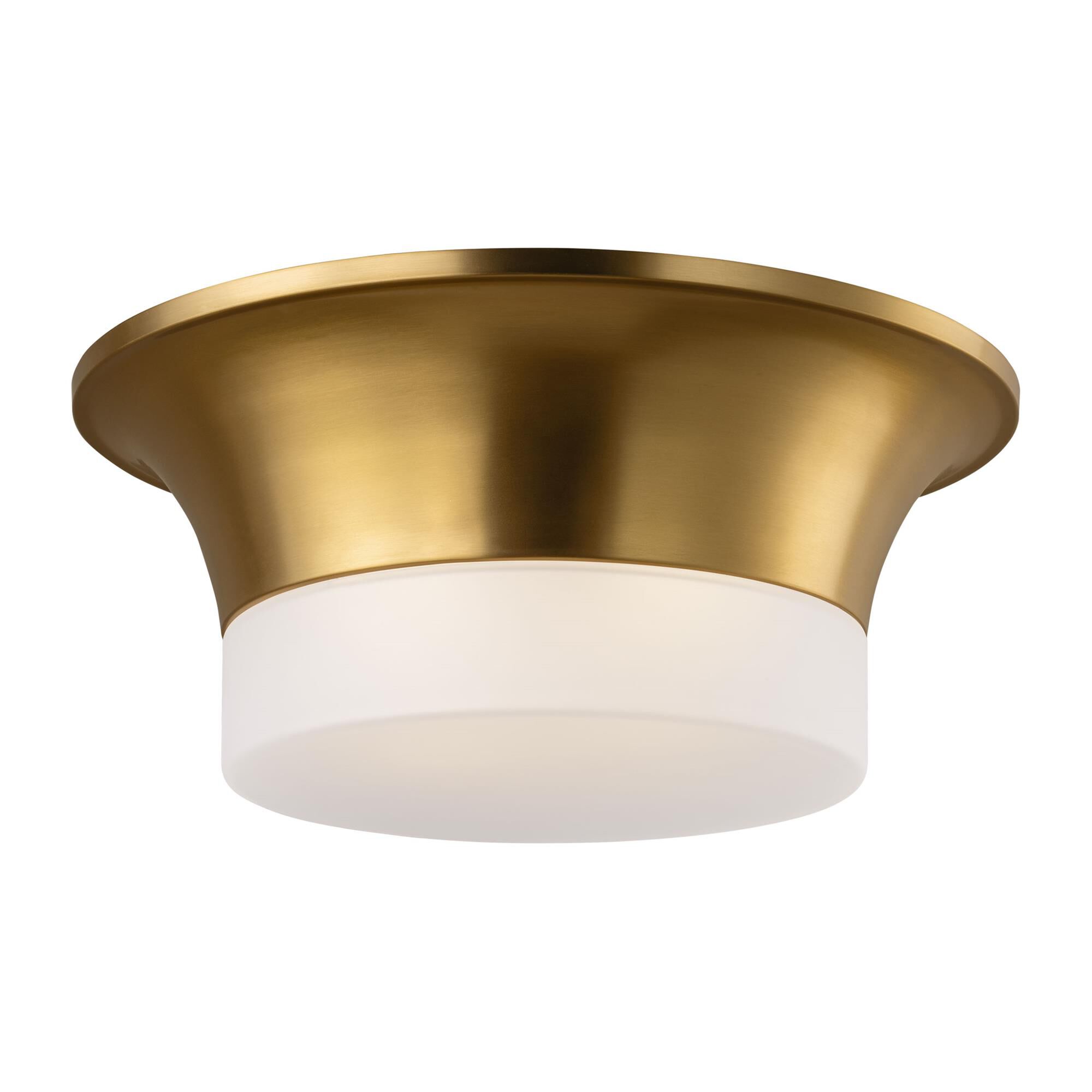 Shown in Burnished Brass finish and Etched glass