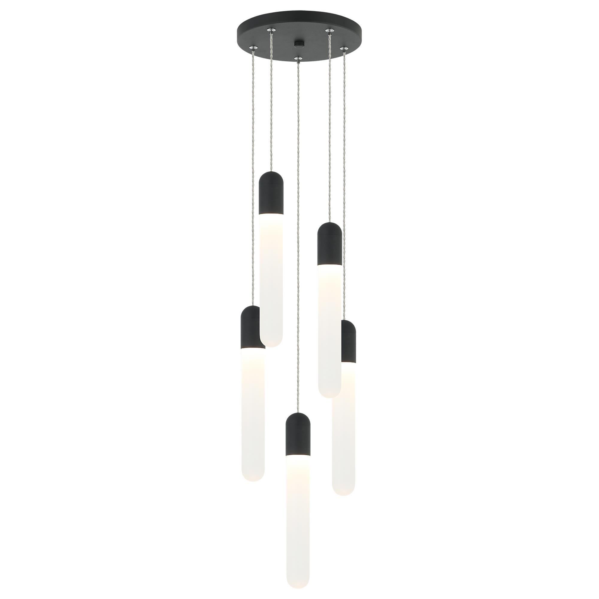 Aydin 5 Light LED Multi Light Pendant by Matteo Lighting