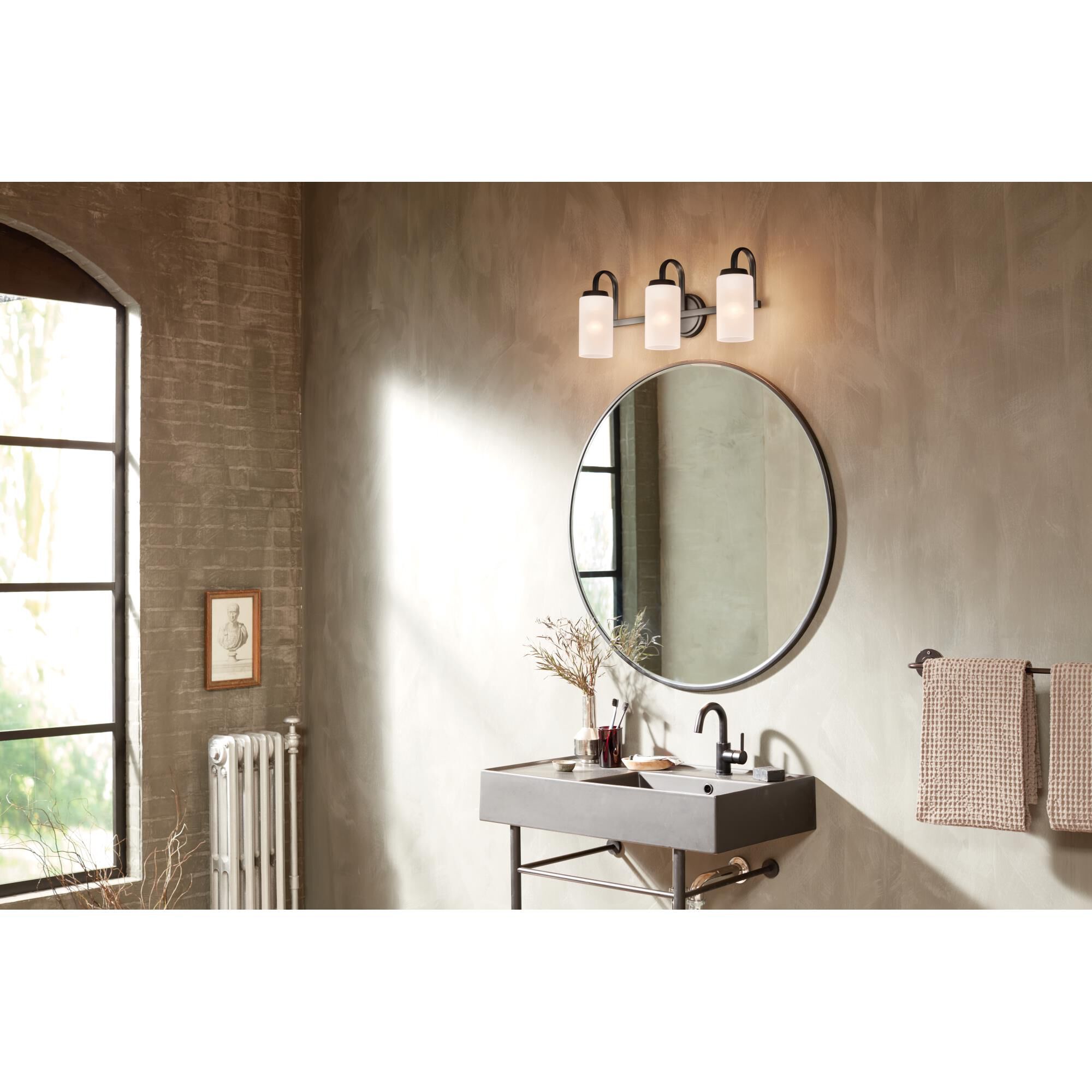 Kennewick 22 Inch 3 Light Bath Vanity Light by Kichler Lighting