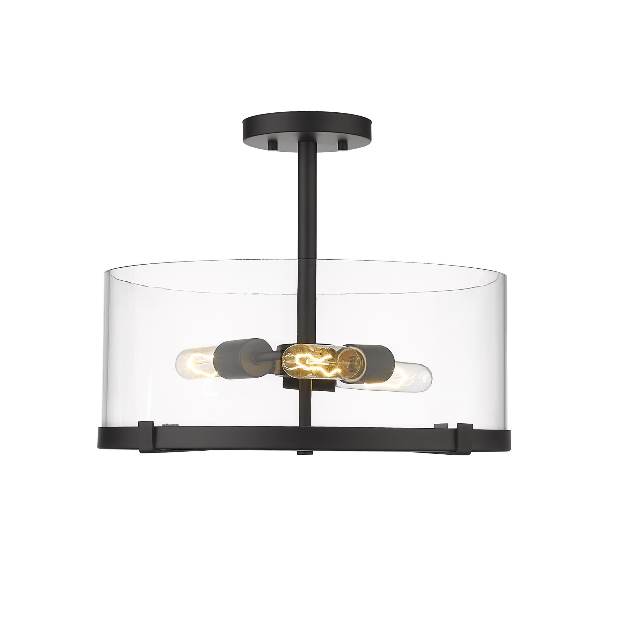 Callista 16 Inch 3 Light Semi Flush Mount by Z-Lite