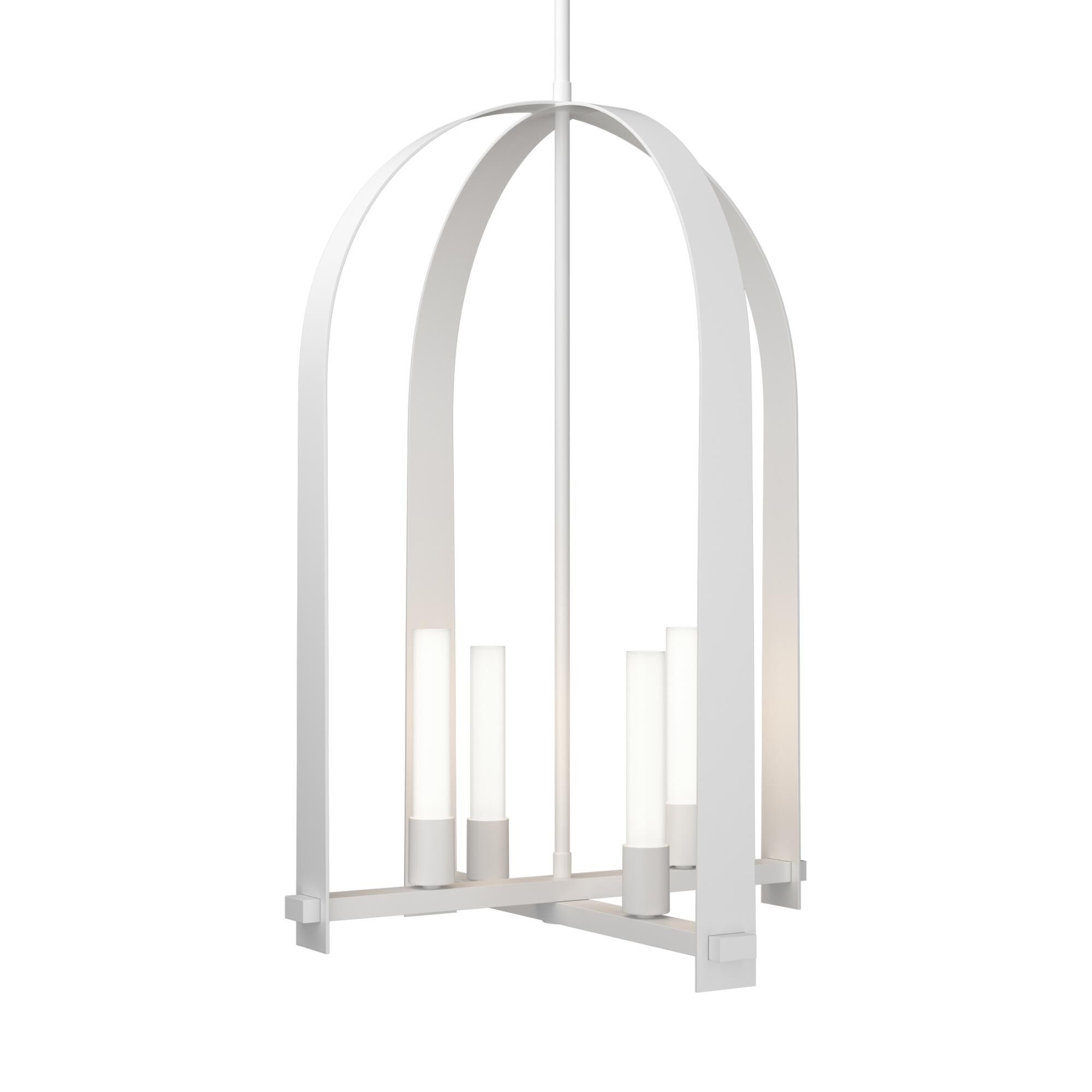 Shown in White finish and Frosted glass and Frosted Glass shade