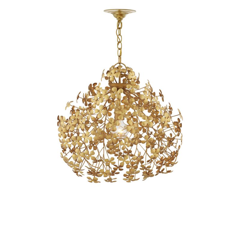 Currey and Company Cloverfield 23 Inch Large Pendant