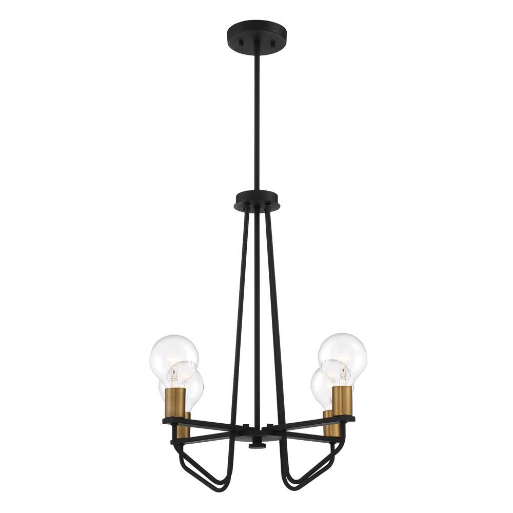 Ravella 19 Inch 4 Light Mini Chandelier by Designers Fountain