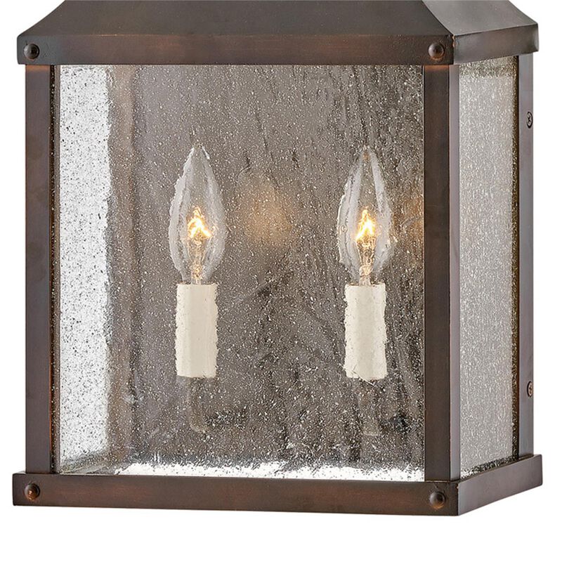 Beacon Hill 17 Inch Tall 2 Light Outdoor Wall Light by Hinkley Lighting