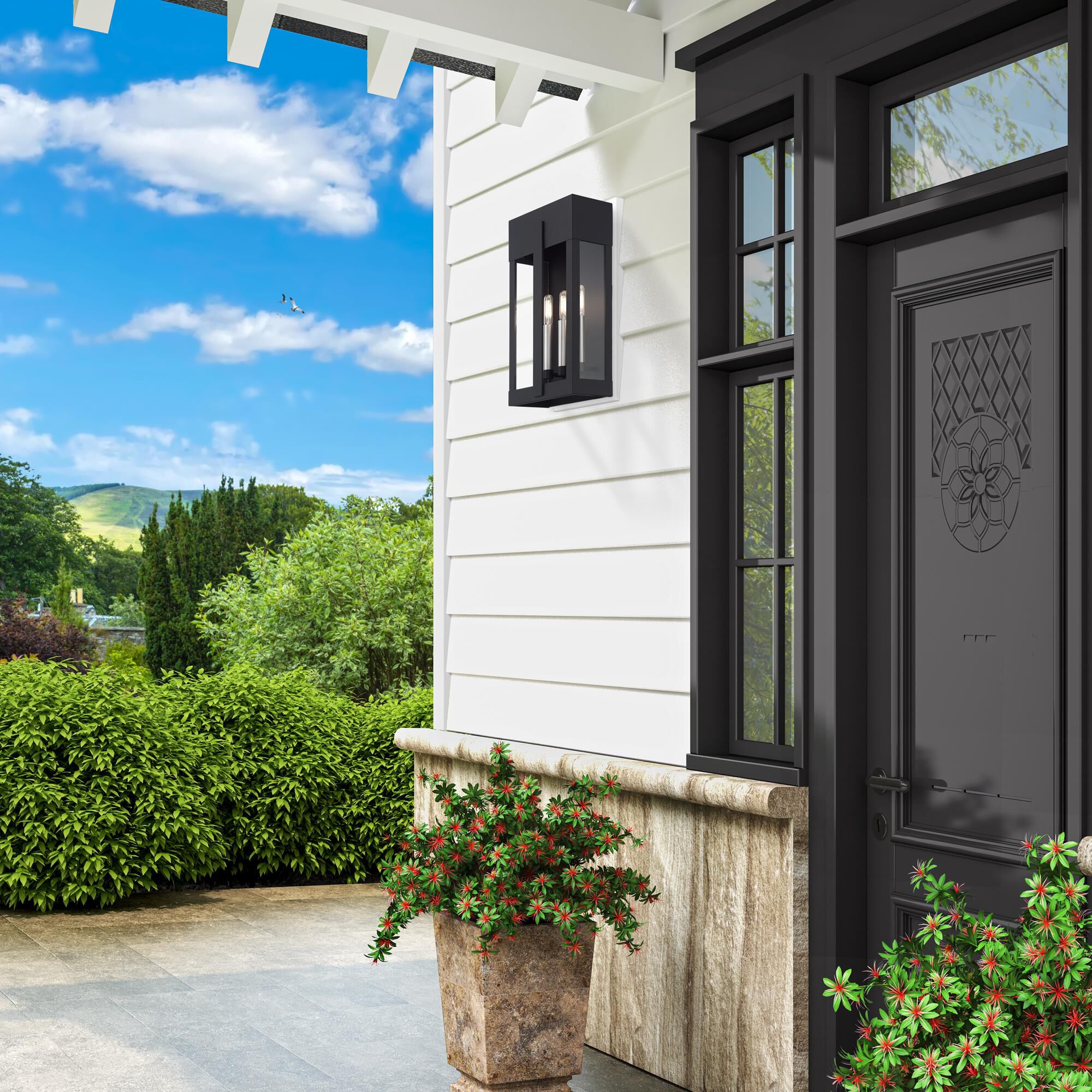 Berksford 9 Inch Outdoor Wall Light by Livex Lighting