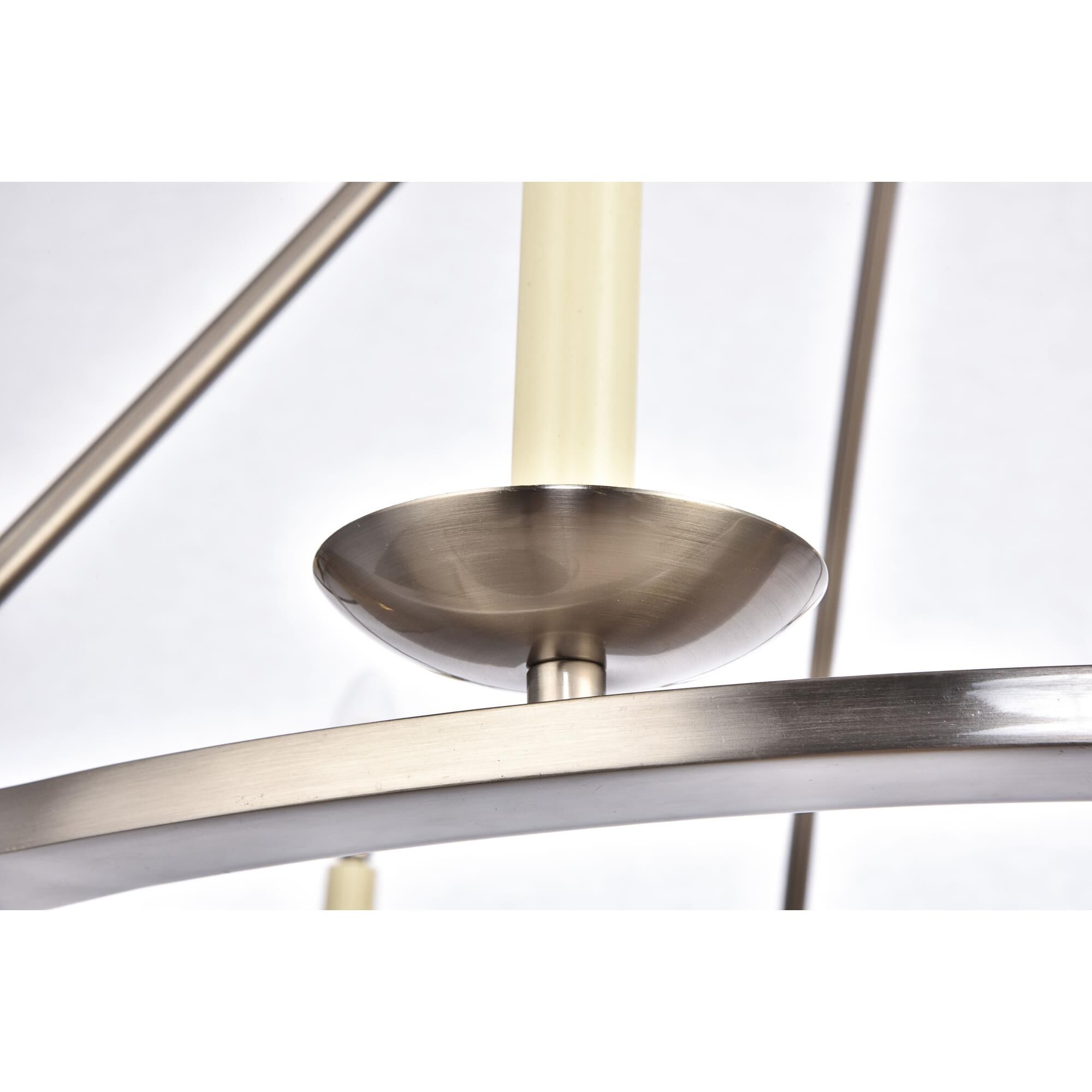 Maine 32 Inch 6 Light Chandelier by Elegant Lighting