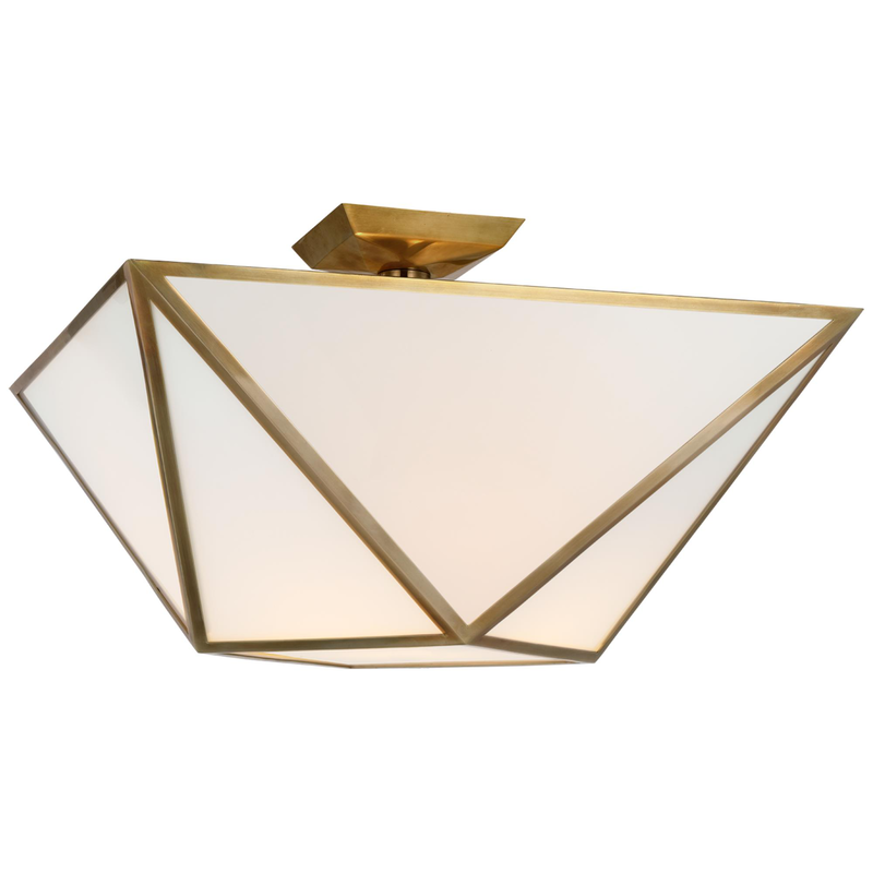 Julie Neill Lorino 20 Inch 1 Light LED Flush Mount by Visual Comfort Signature Collection
