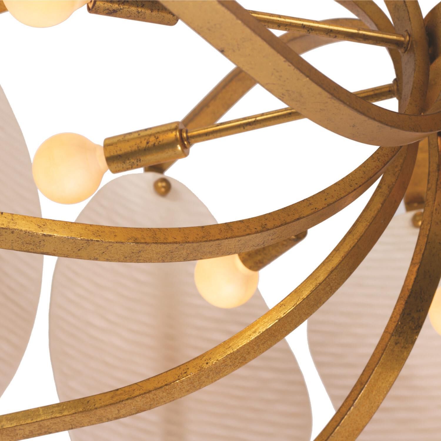 Shown in Oxidized Gold Leaf finish