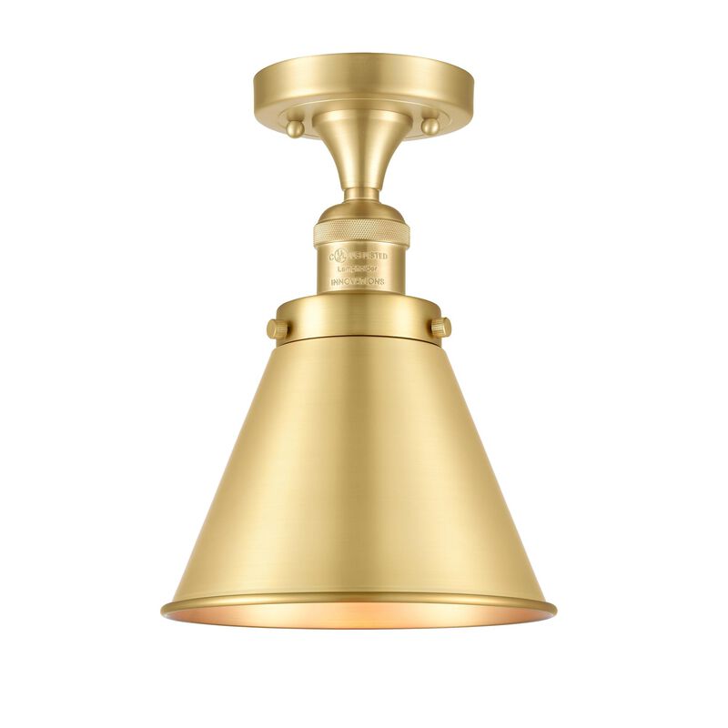 Bruno Marashlian Appalachian 8 Inch 1 Light Semi Flush Mount by Innovations Lighting