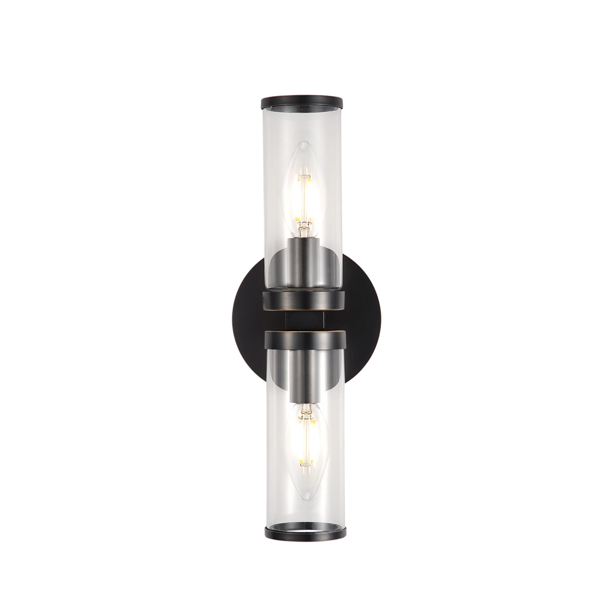 Shown in Bronze finish and 0.0 crystal and Clear glass and 0.0 shade