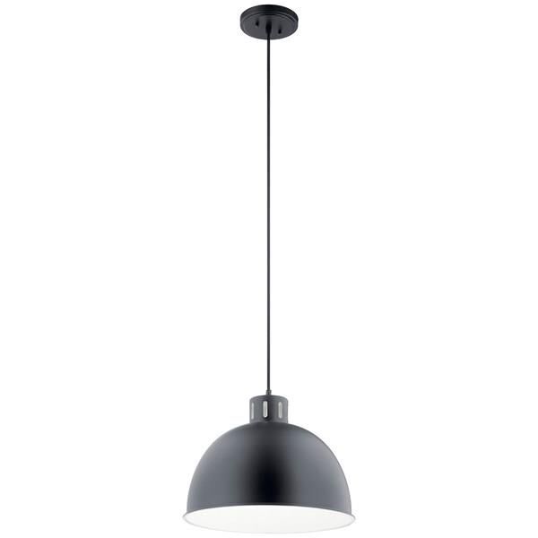 Shown in Black finish and Metal shade