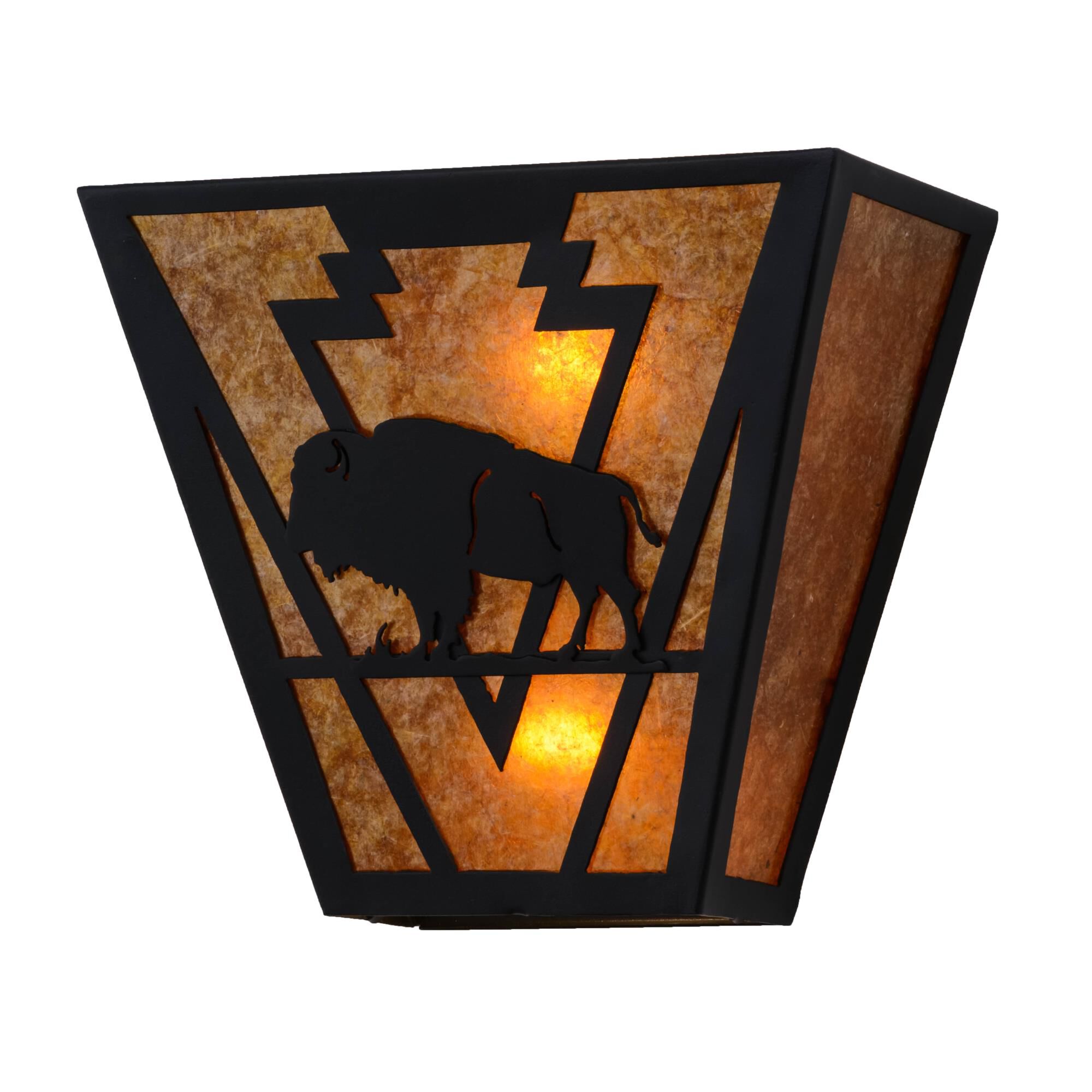 Lone Buffalo 13 Inch Wall Sconce by Meyda Lighting