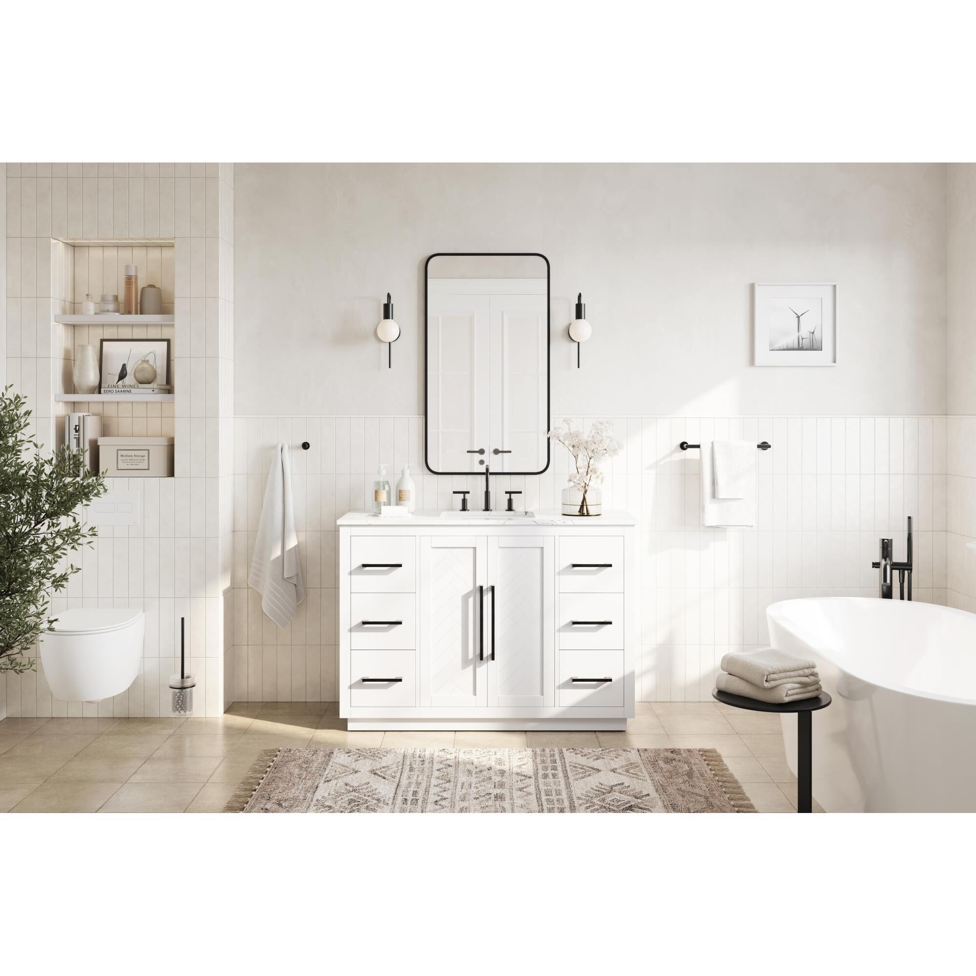 Chase 48 Inch Bath Vanity by Elegant Dcor