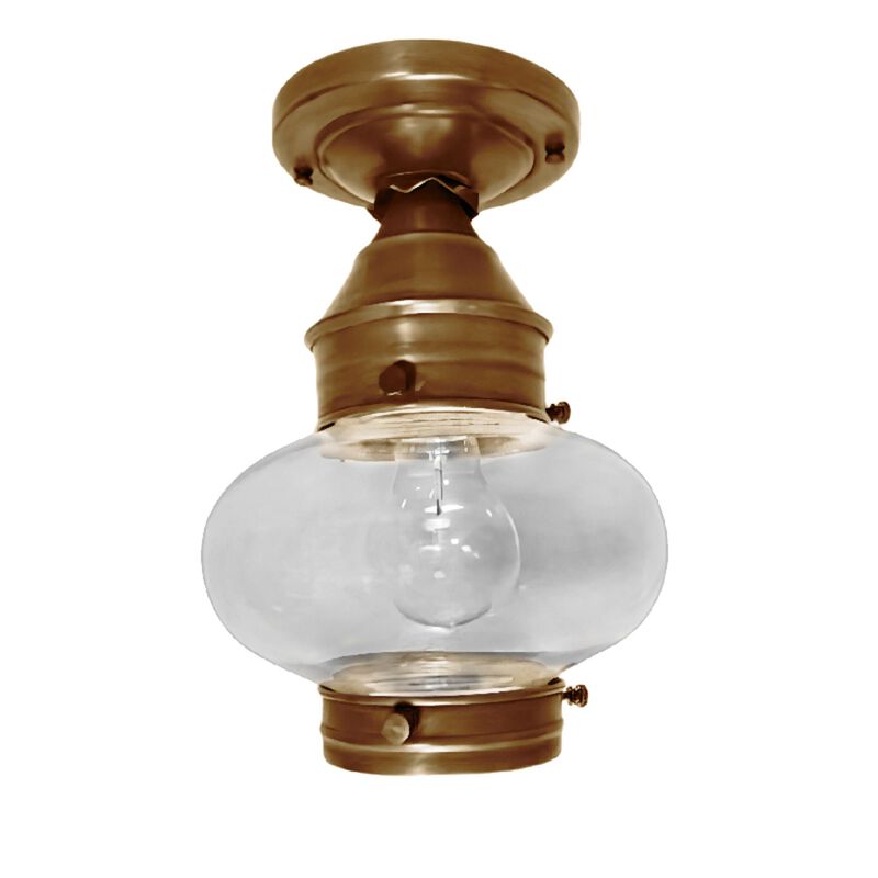 Onion 7 Inch Outdoor Flush Mount by Northeast Lantern