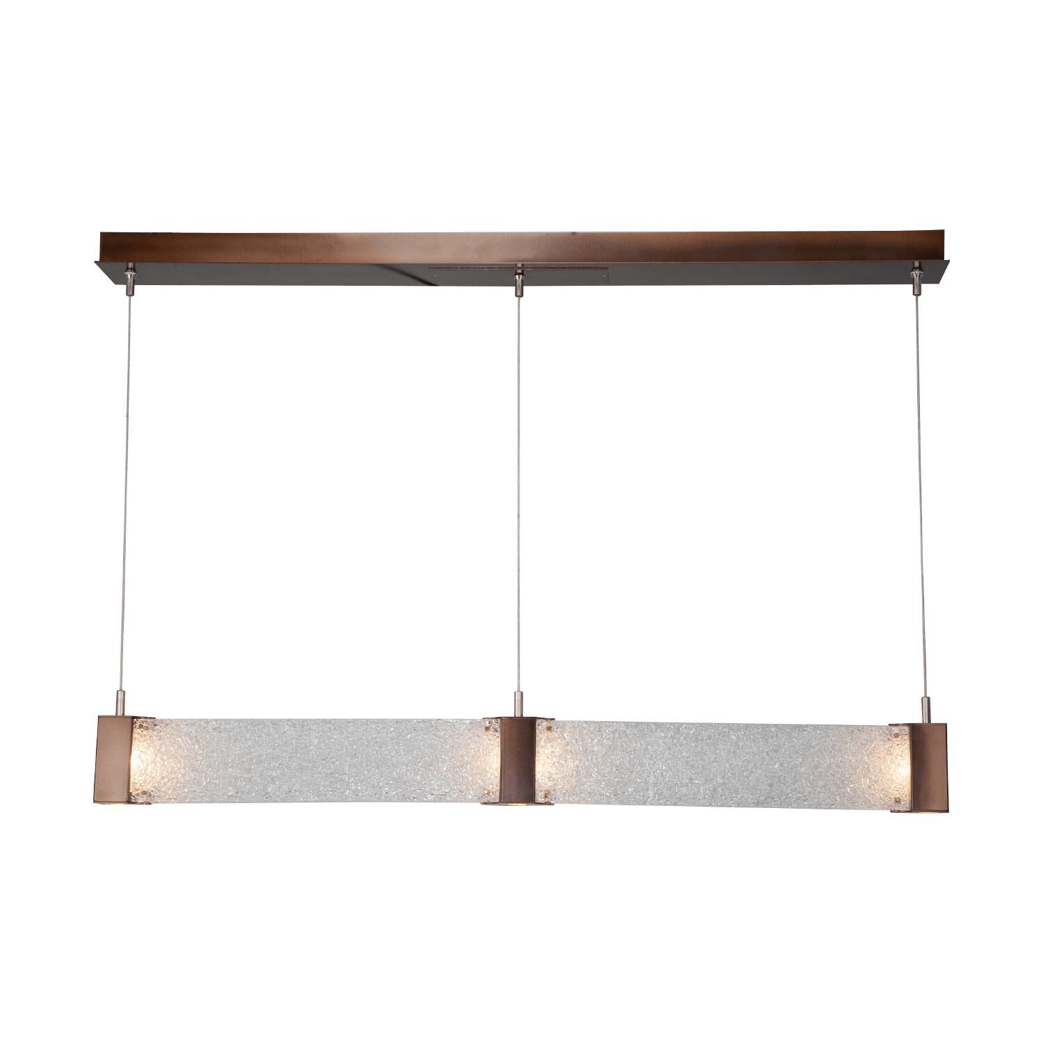 Shown in Burnished Brass finish and Clear Rimelight glass