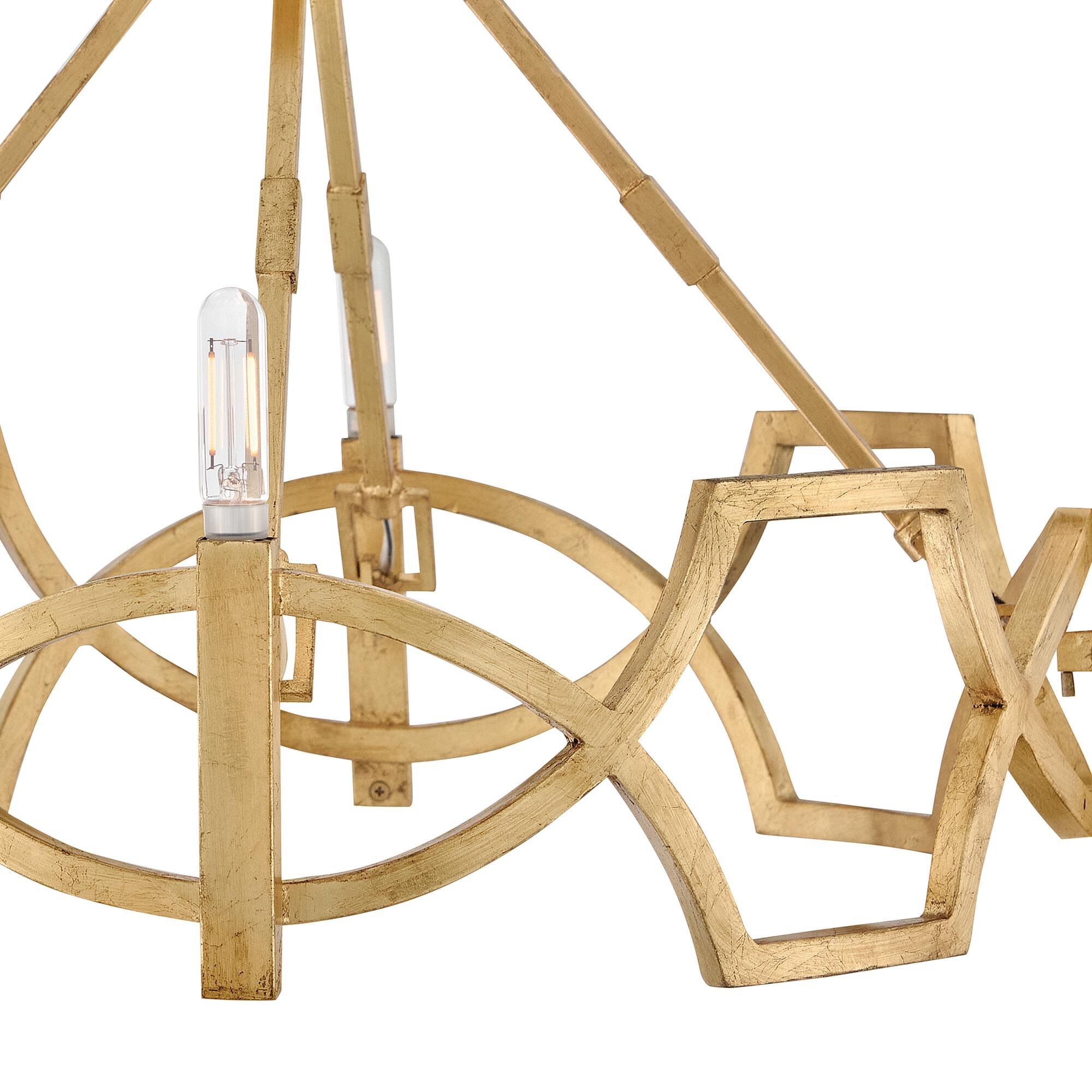 Leona 22 Inch 4 Light Semi Flush Mount,