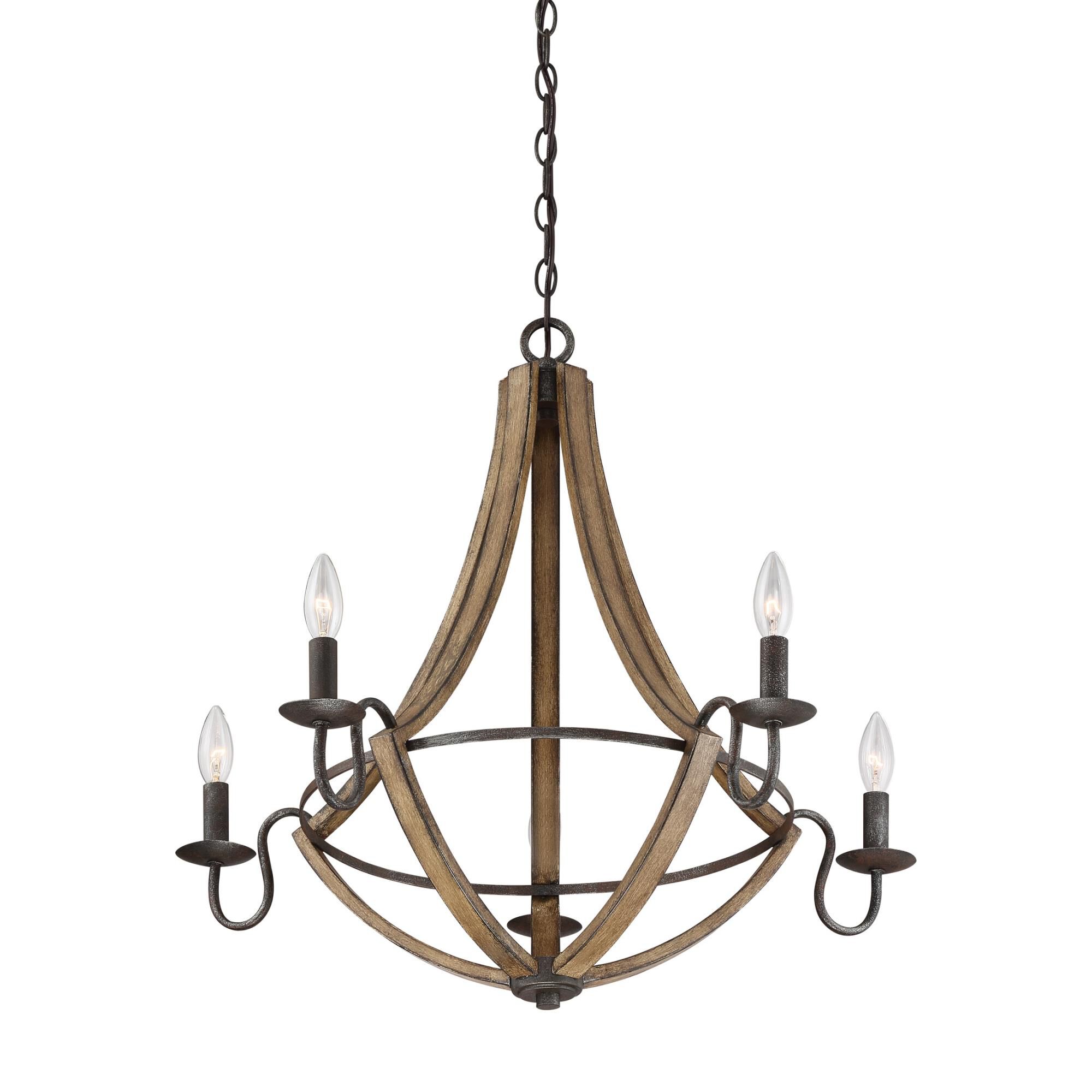 Shire 26 Inch 5 Light Chandelier by Quoizel