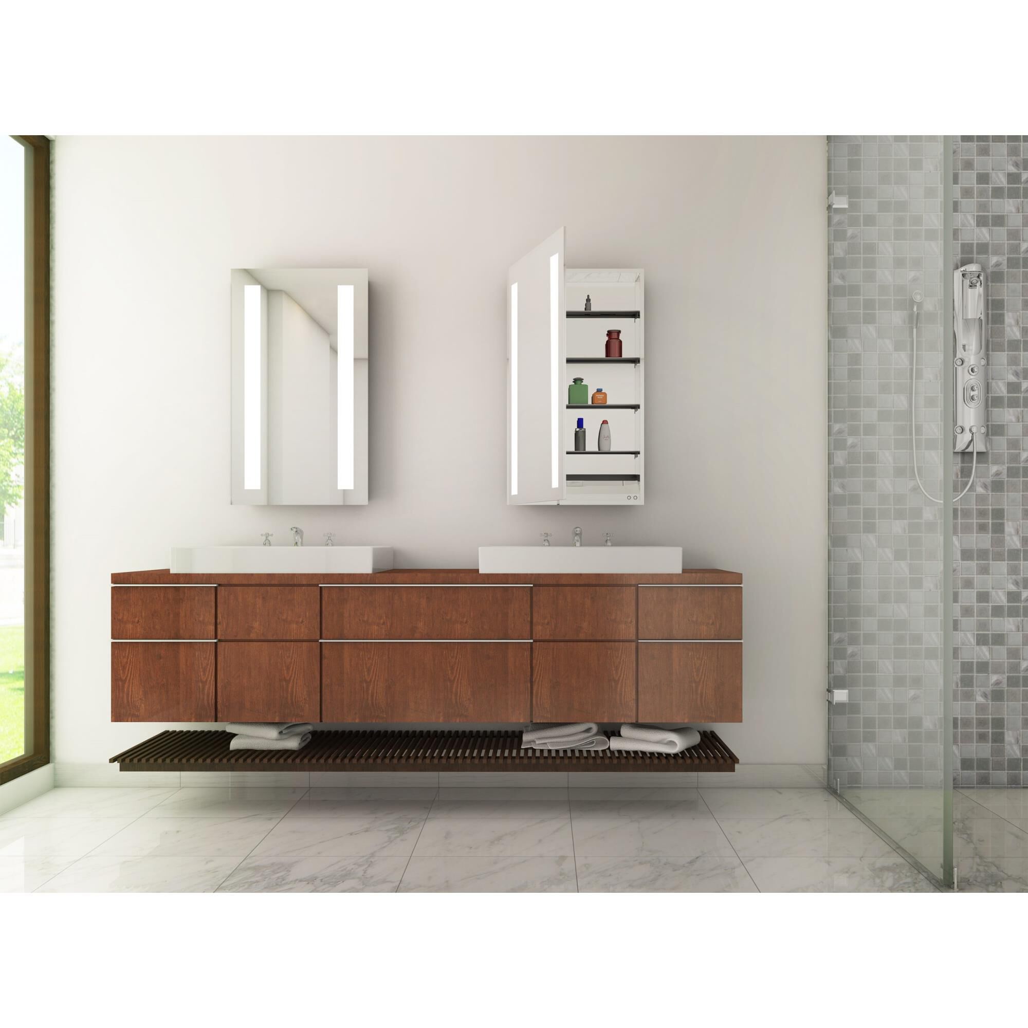 Ascension with Keen Cabinet Mirrors by Electric Mirror