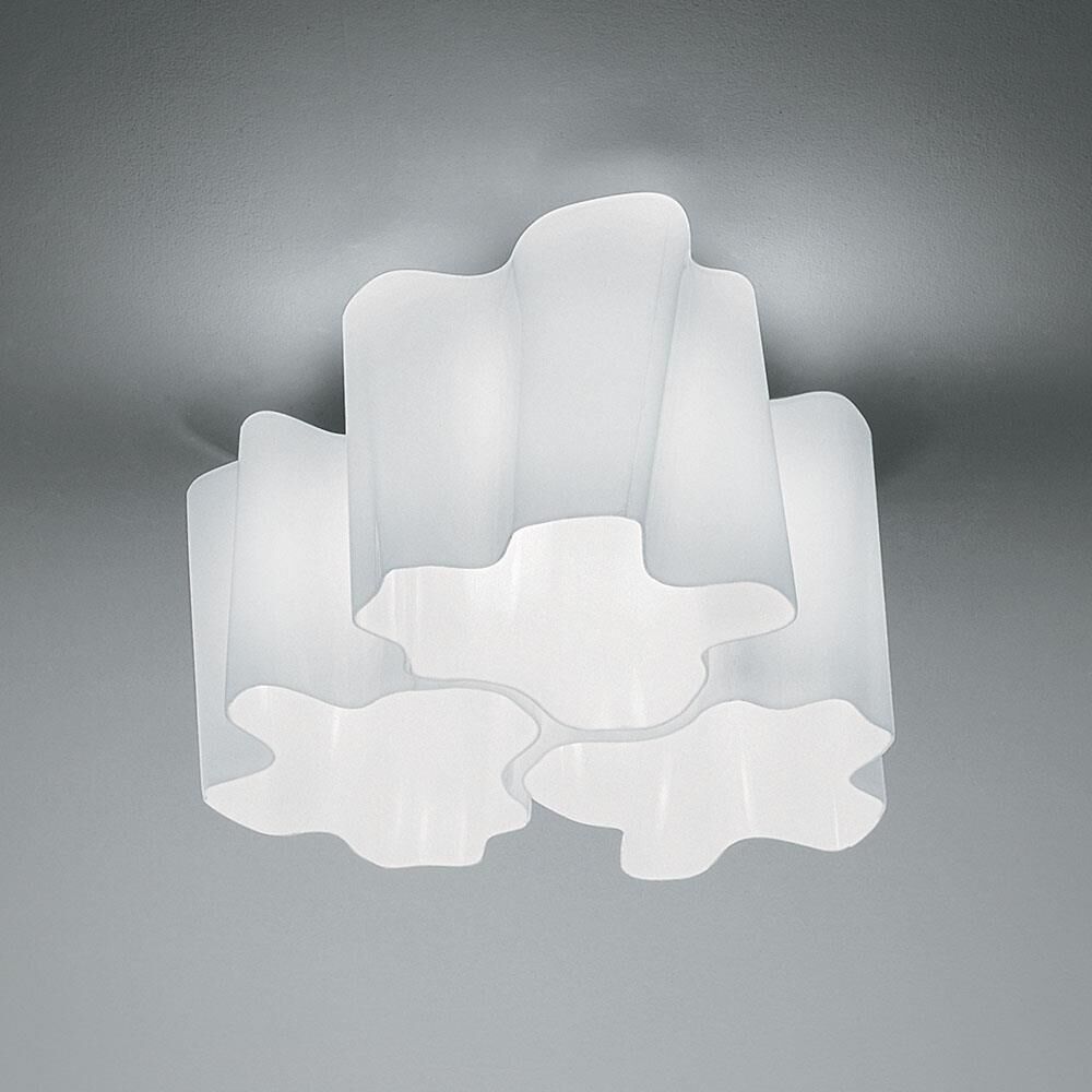 Michele De Lucchi, Gerhard Reichert Logico 26 Inch 3 Light Semi Flush Mount by Artemide