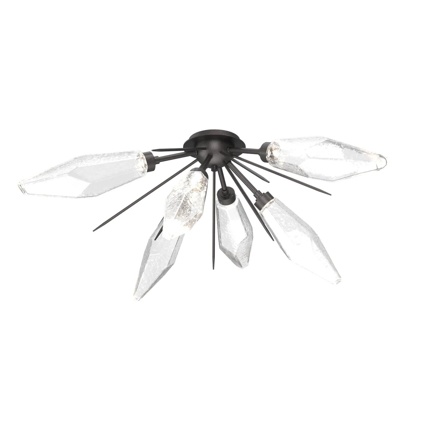 Shown in Graphite finish and Clear glass