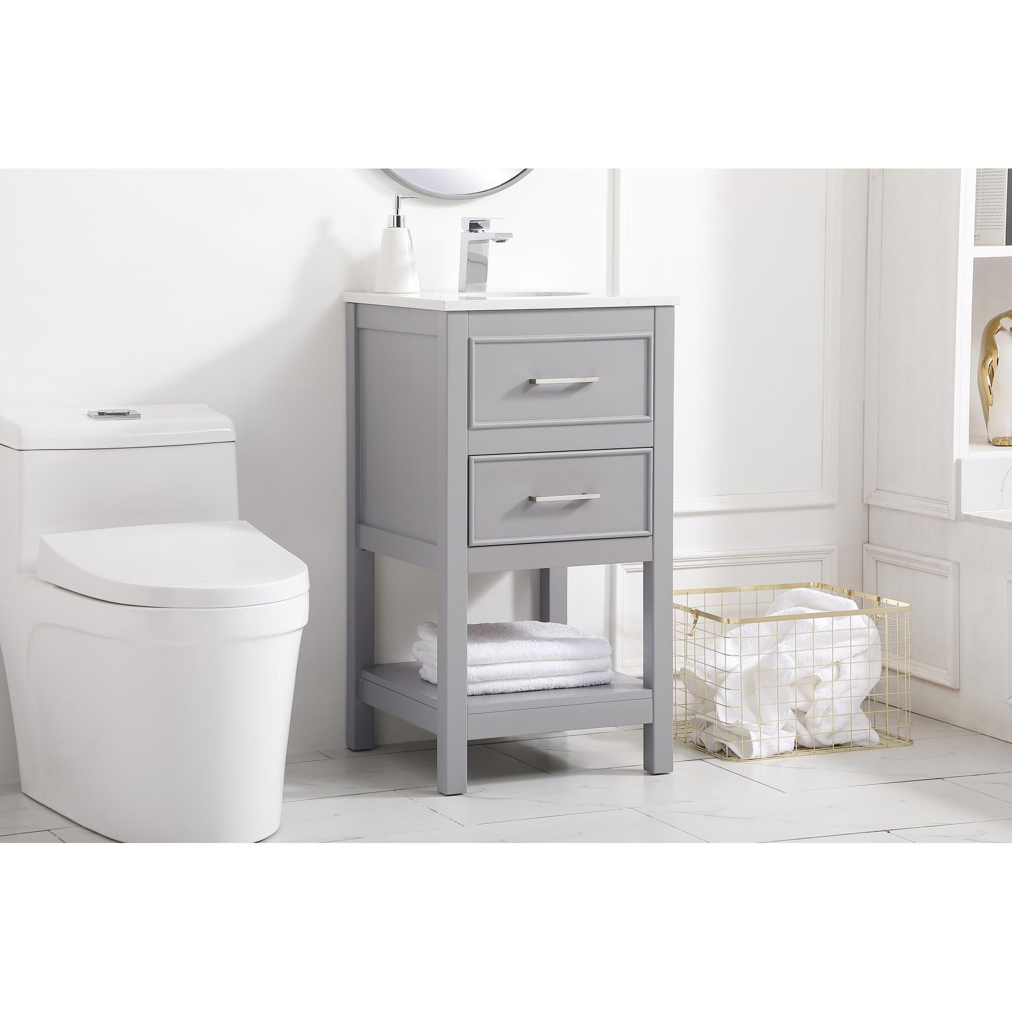 Shown in Gray finish