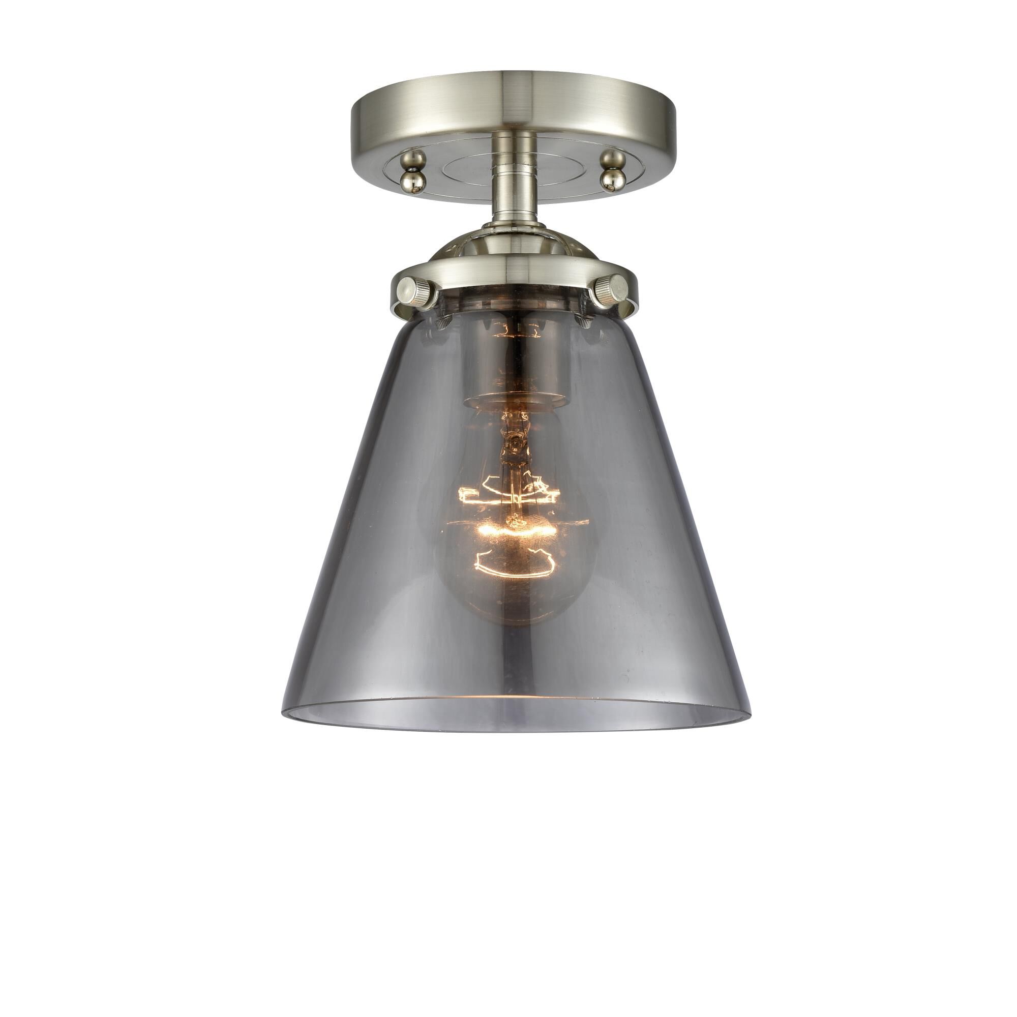 Bruno Marashlian Cone 6 Inch 1 Light Semi Flush Mount by Innovations Lighting