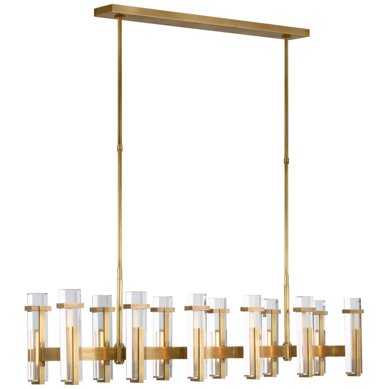 Visual Comfort Signature Collection Ian K. Fowler Malik 10 Inch LED Linear Suspension Light
