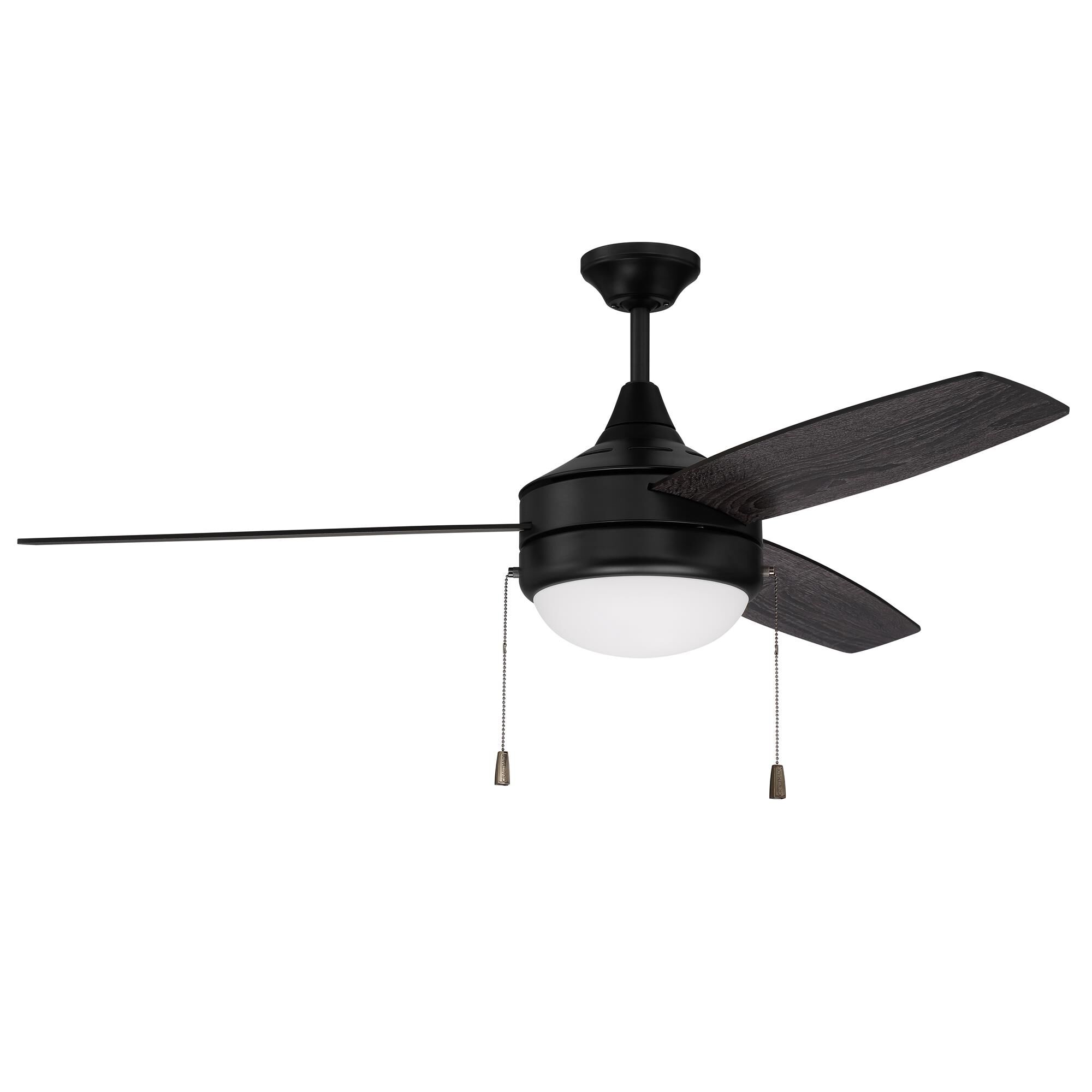 Phaze 52 Inch 3 Blade Ceiling Fan with Light Kit,