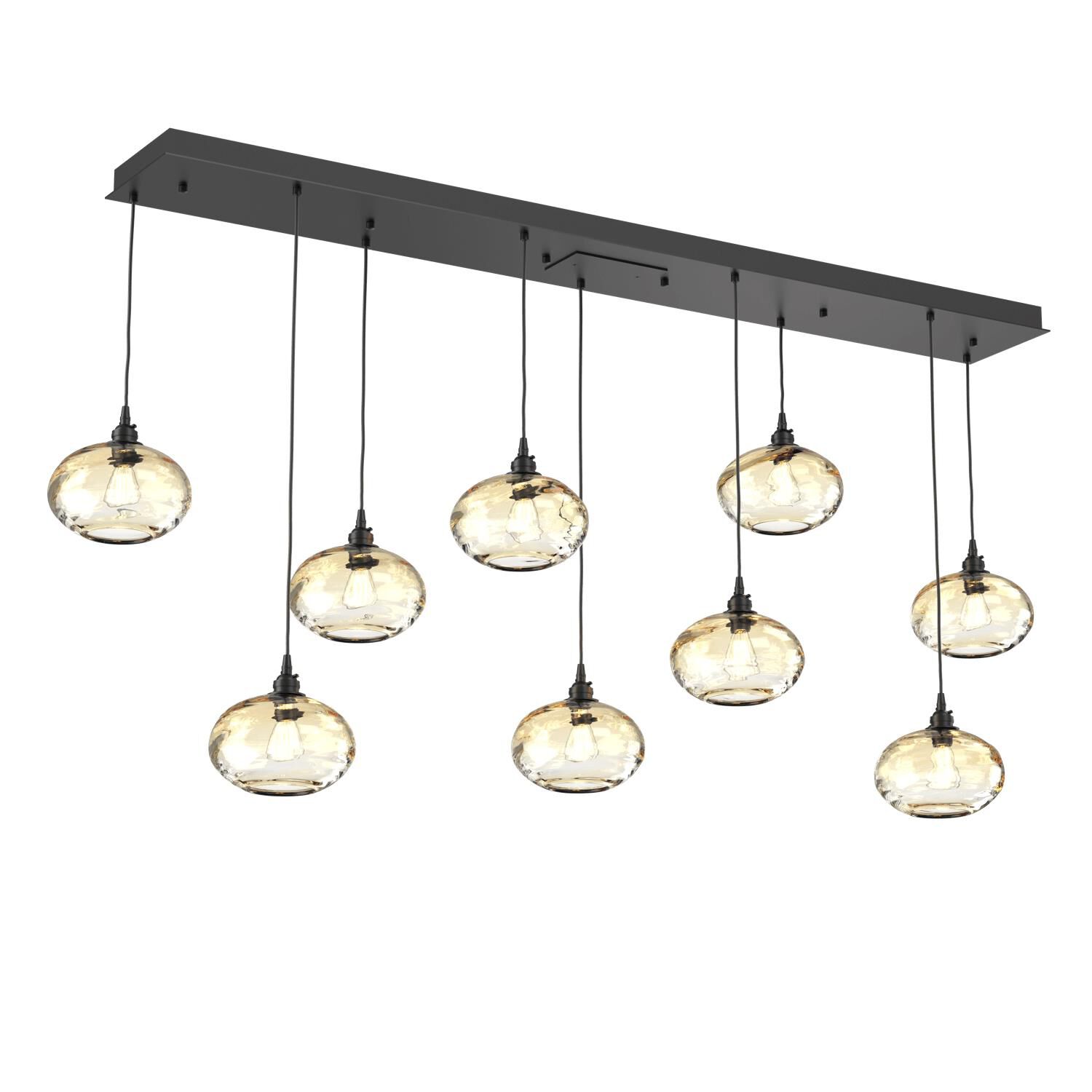 Coppa 68 Inch 9 Light Linear Suspension Light by Hammerton Studio