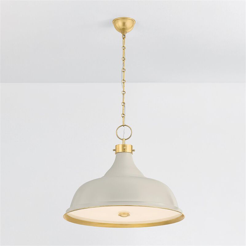 Mark D. Sikes Painted No. 1 Medium Pendant Light by Hudson Valley Lighting