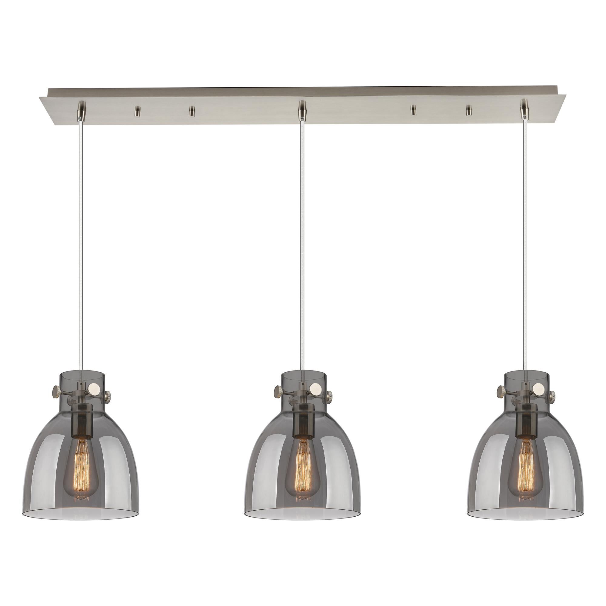 Bruno Marashlian Newton Bell 39 Inch 3 Light Linear Suspension Light by Innovations Lighting