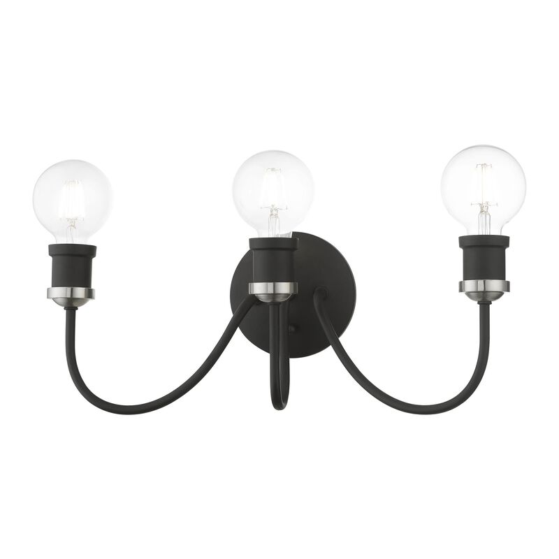 Lansdale 19 Inch 3 Light Bath Vanity Light by Livex Lighting