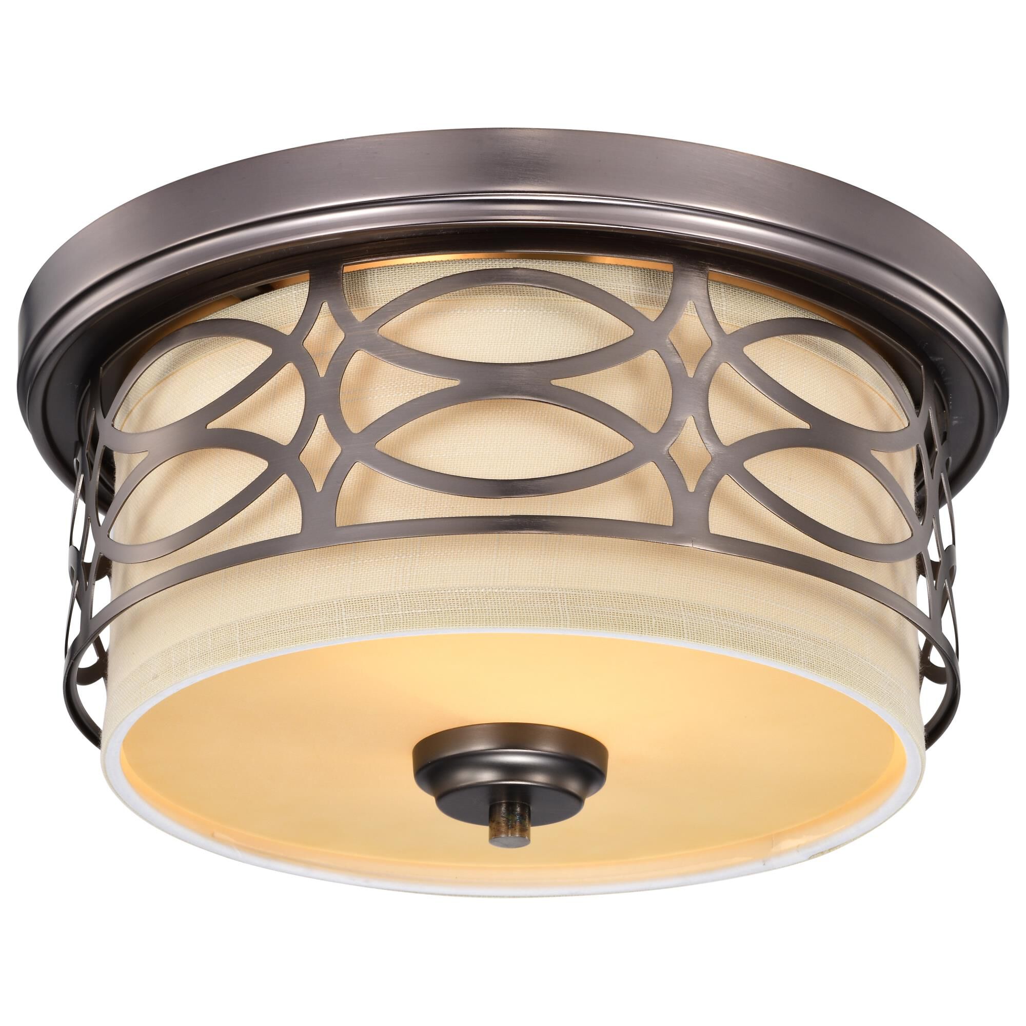 Harlow 13 Inch 2 Light Flush Mount,
