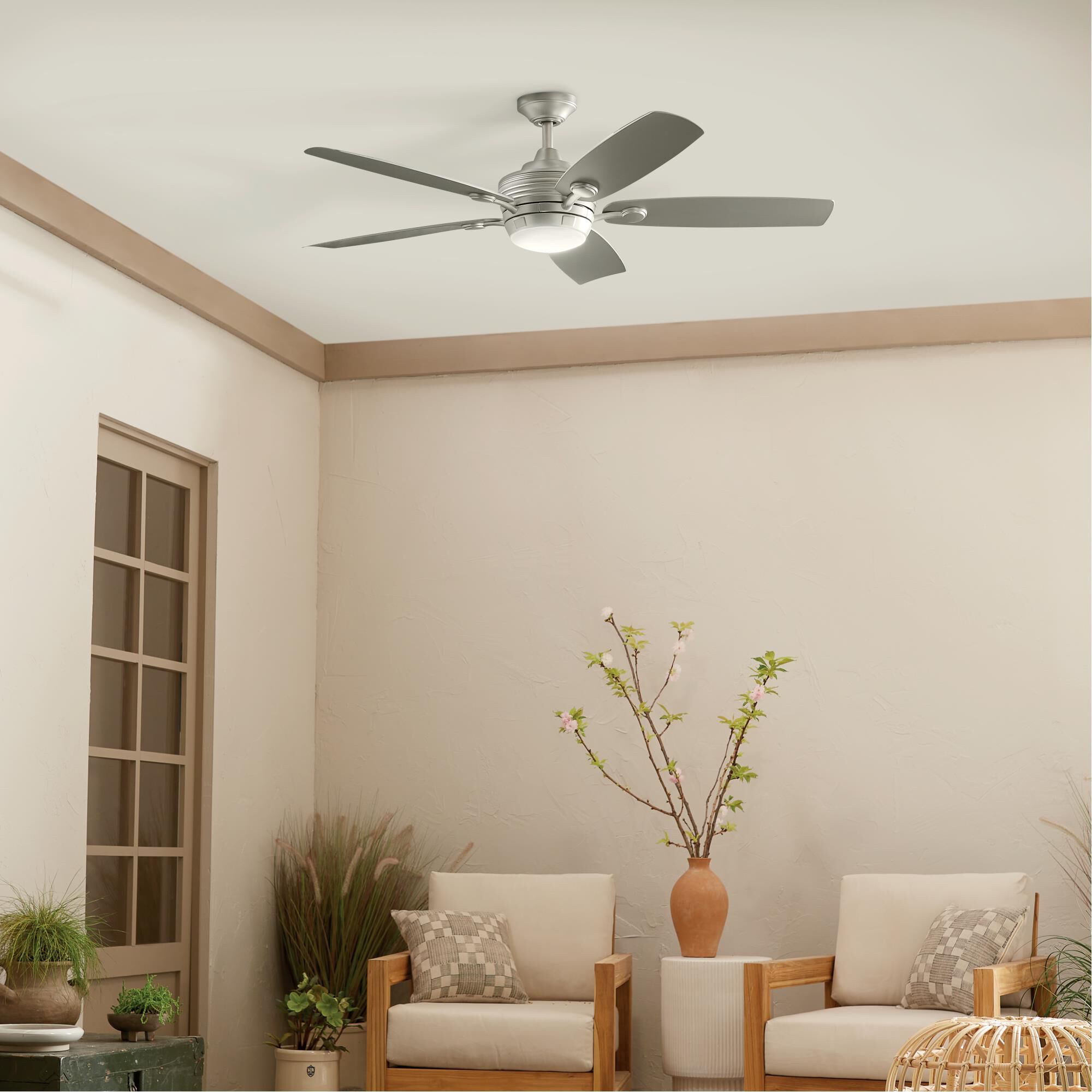 Tranquil 56 Inch Ceiling Fan with Light Kit by Kichler Lighting