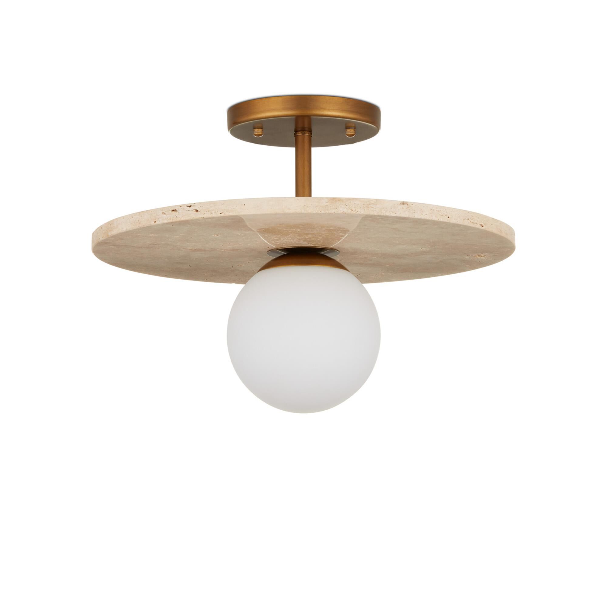 Apricity 16 Inch Semi Flush Mount,