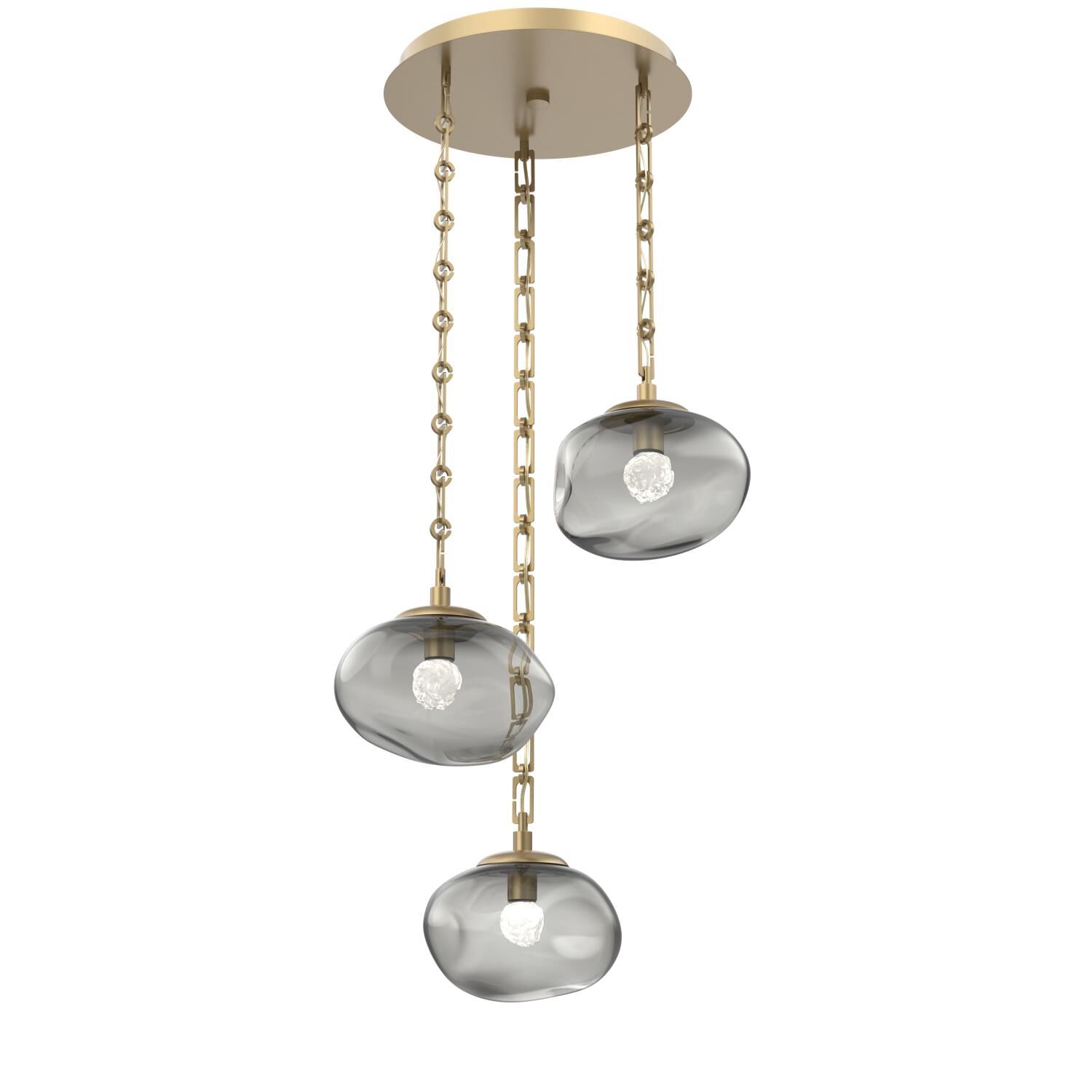 Levi Wilson Nova Led 22 Inch Multi Light Pendant by Hammerton Studio