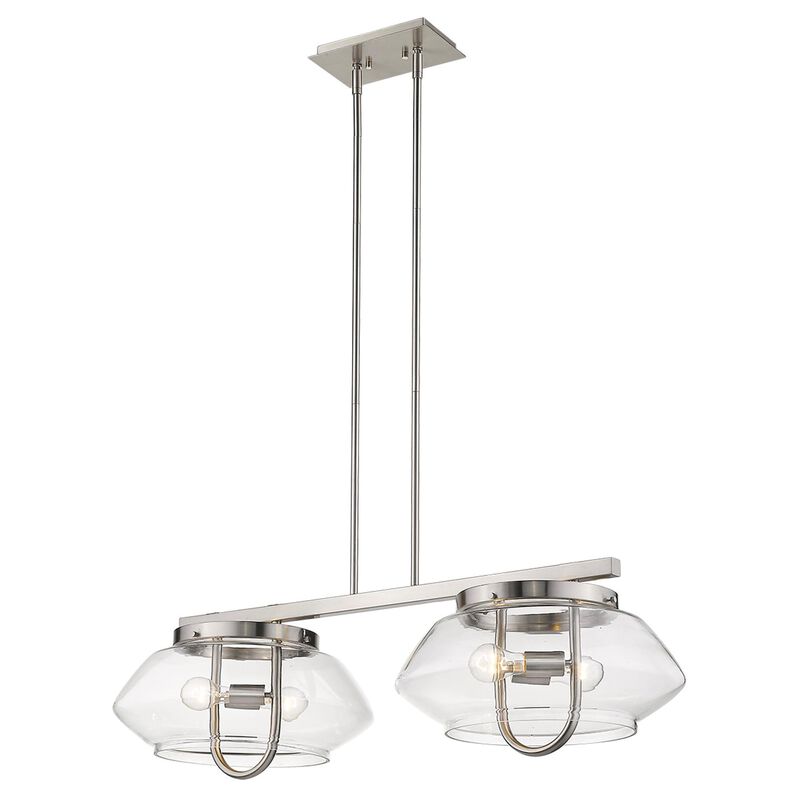 Garner 38 Inch 4 Light Linear Suspension Light by Trend Lighting