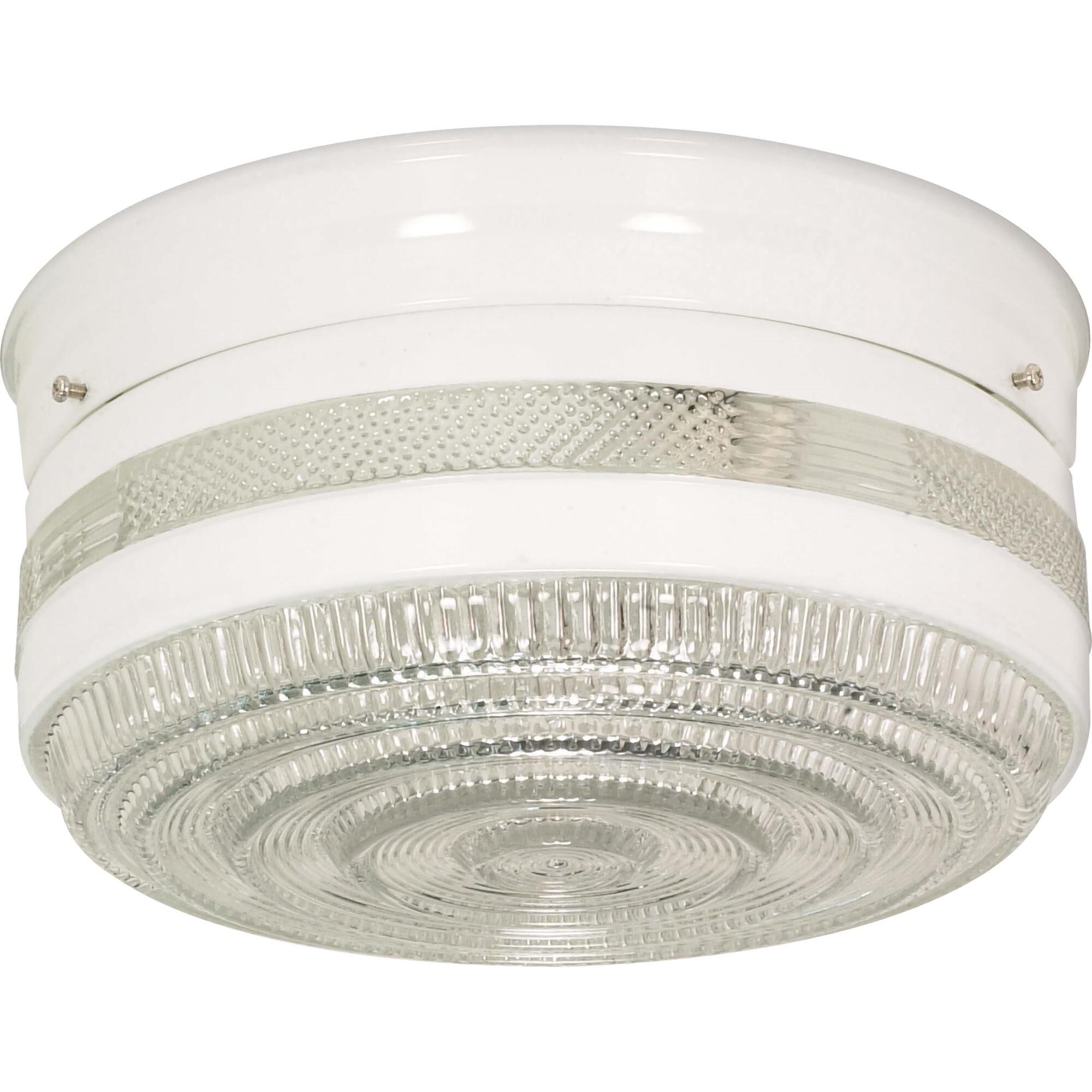 10 Inch 2 Light Flush Mount by Nuvo Lighting