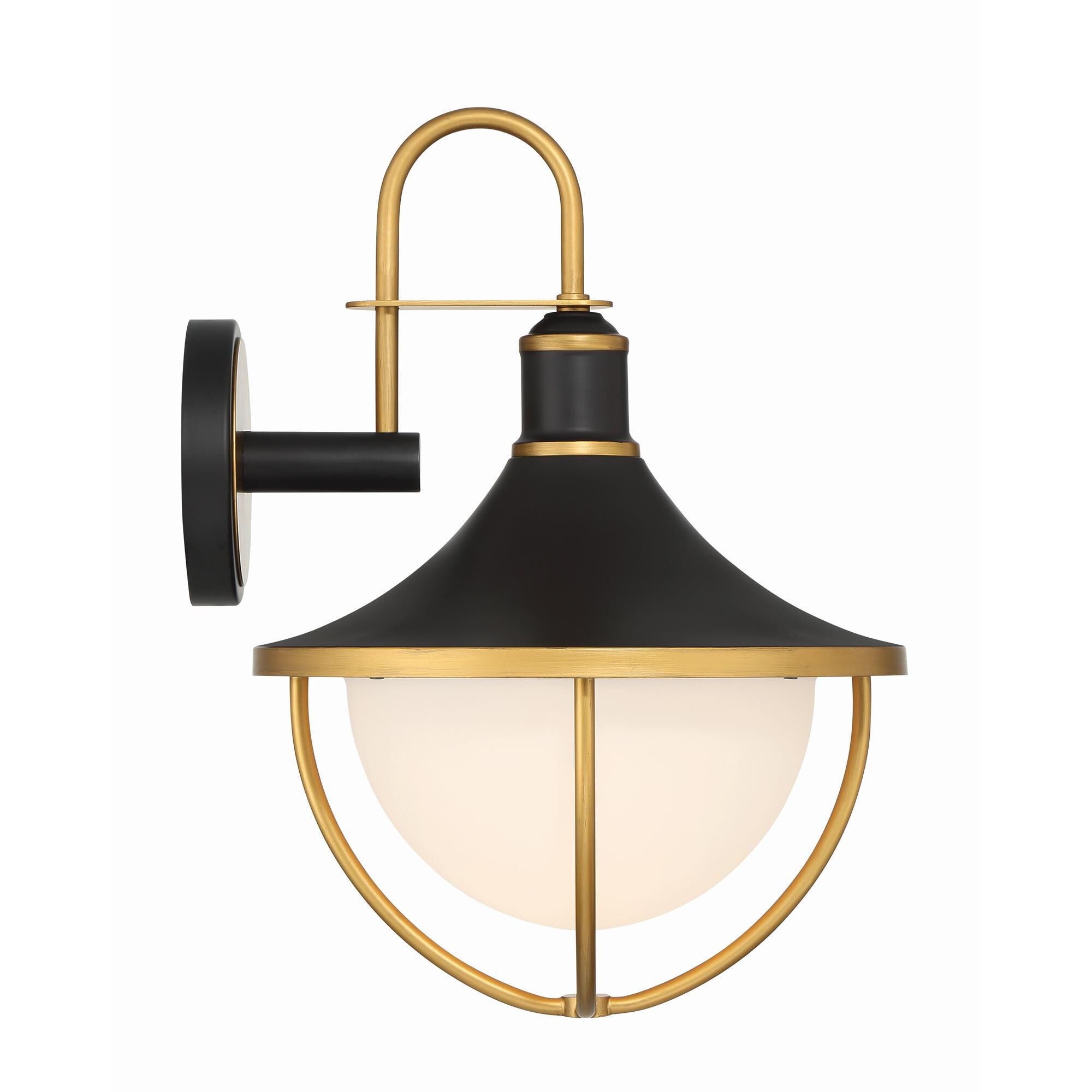 Shown in Matte Black and Textured Gold finish