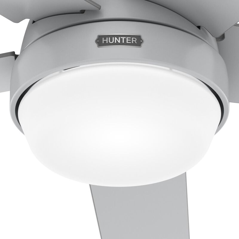 Aerodyne 52 Inch Ceiling Fan with Light Kit by Hunter Fan