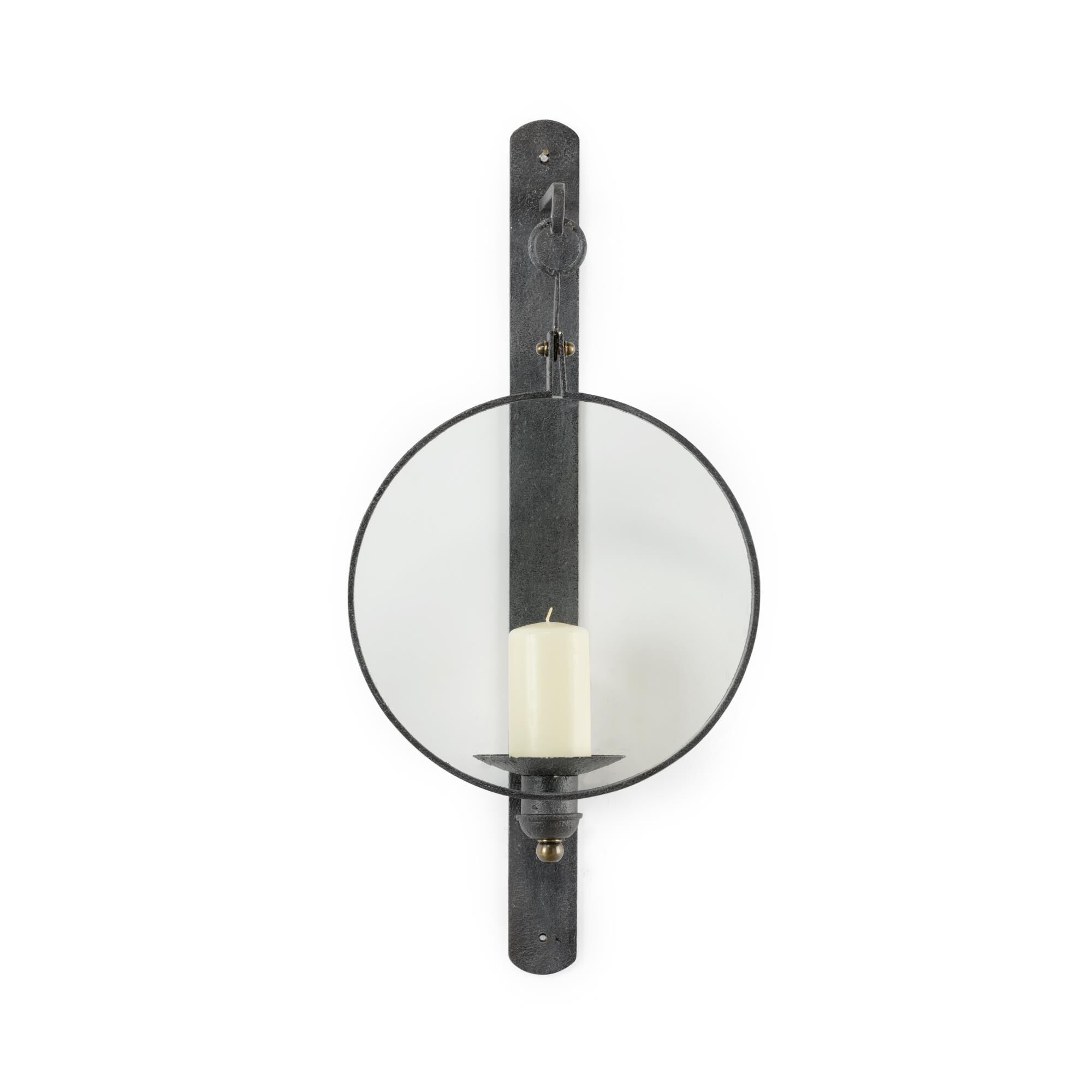 LEGGIT SCONCE - BLACK Wall Candle Sconce by Chelsea House