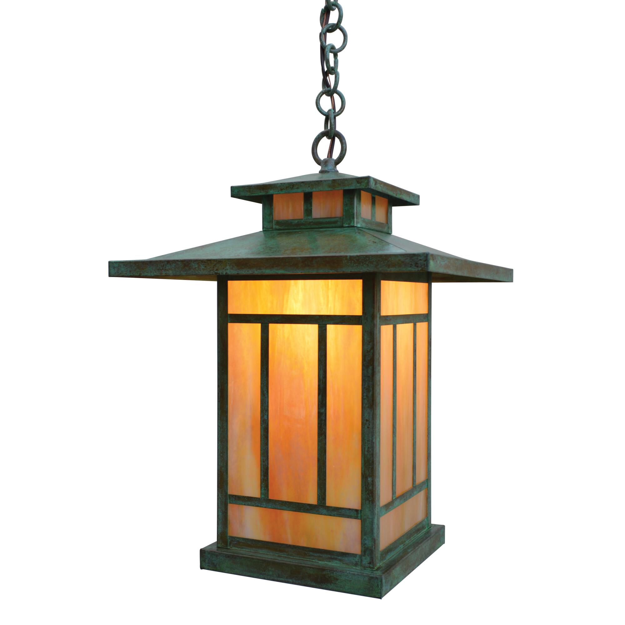 Kennebec 17 Inch Tall 1 Light Outdoor Hanging Lantern by Arroyo Craftsman