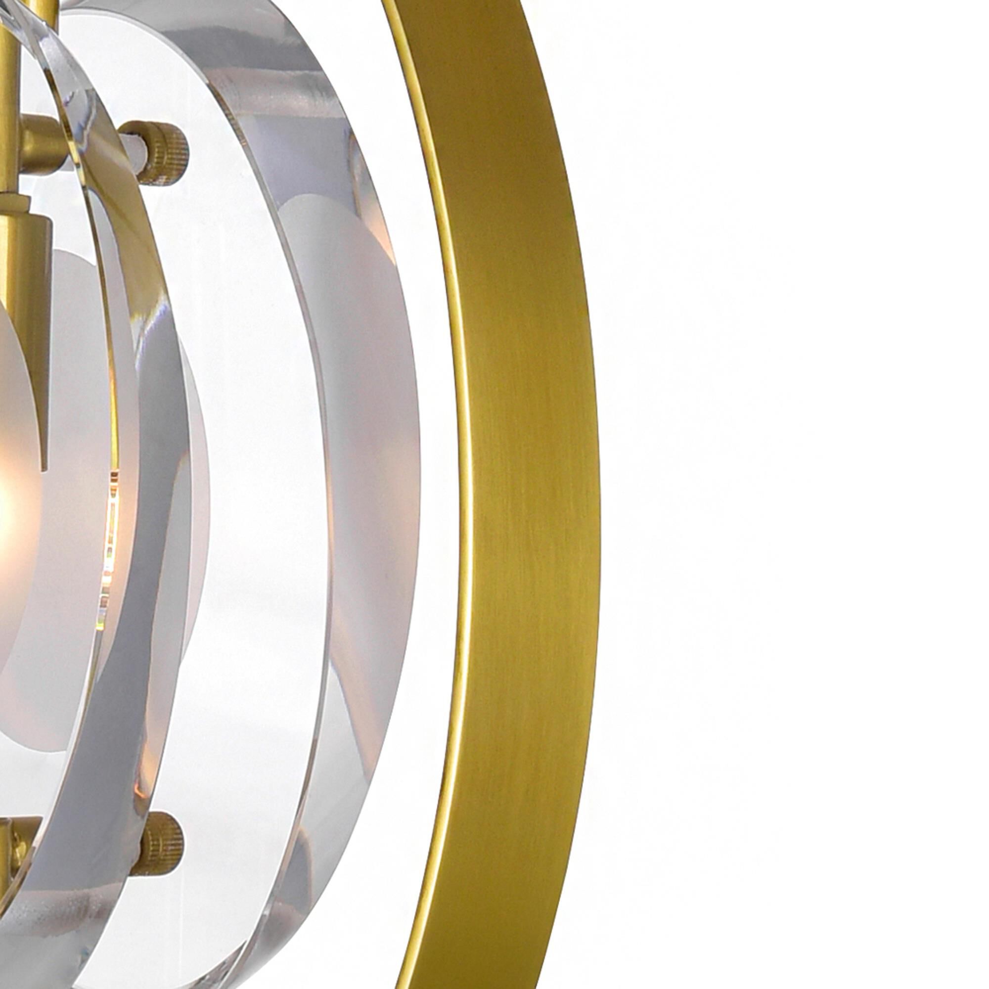 Shown in Brass finish