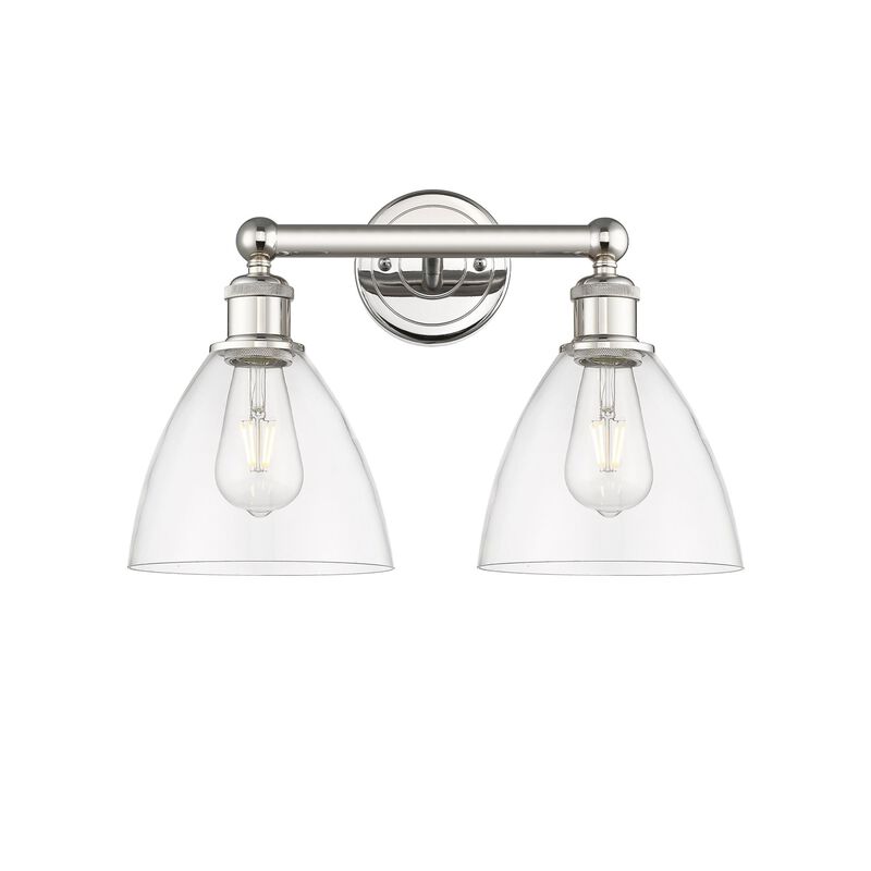 Bruno Marashlian Bristol Glass 16 Inch 2 Light Bath Vanity Light by Innovations Lighting