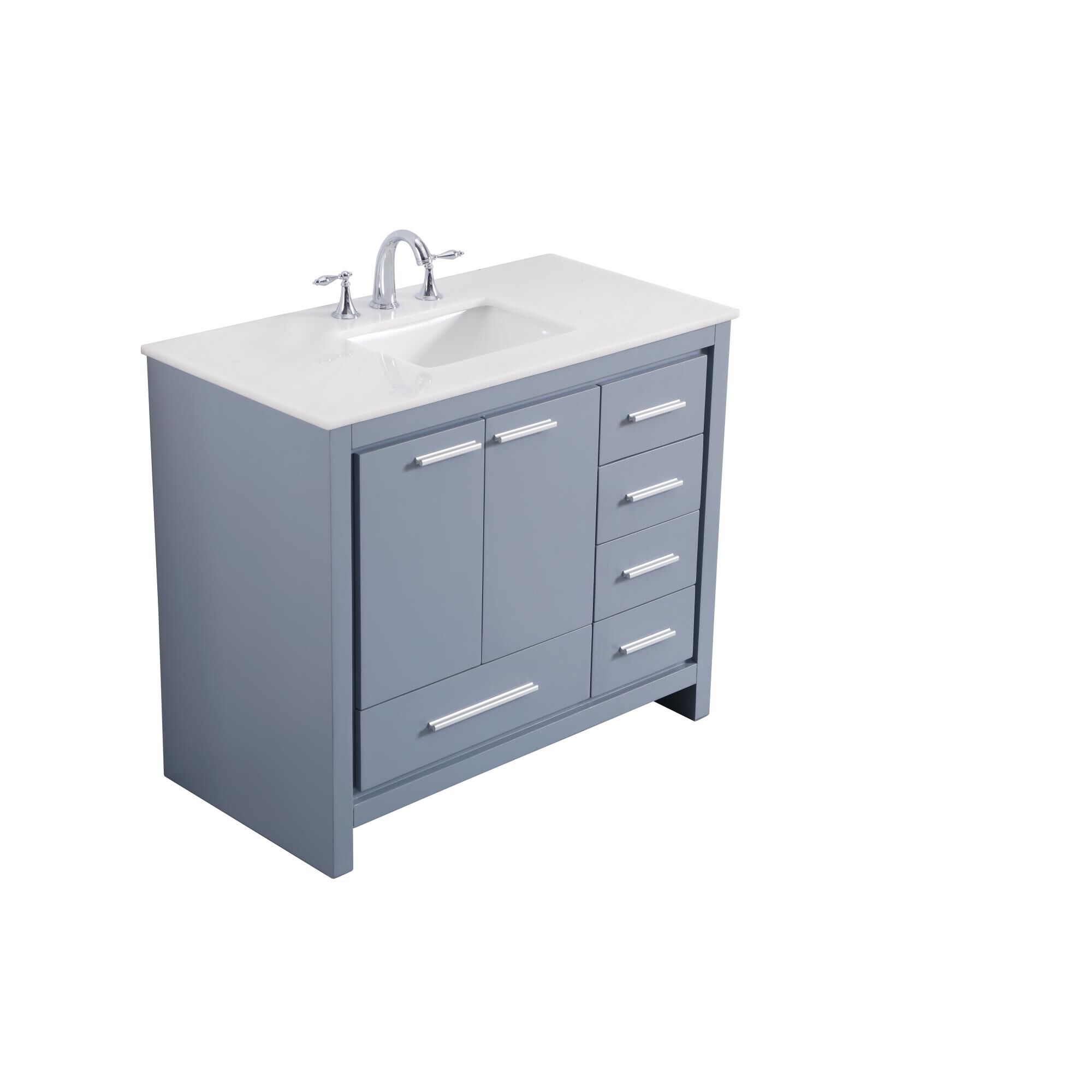 Shown in Grey finish