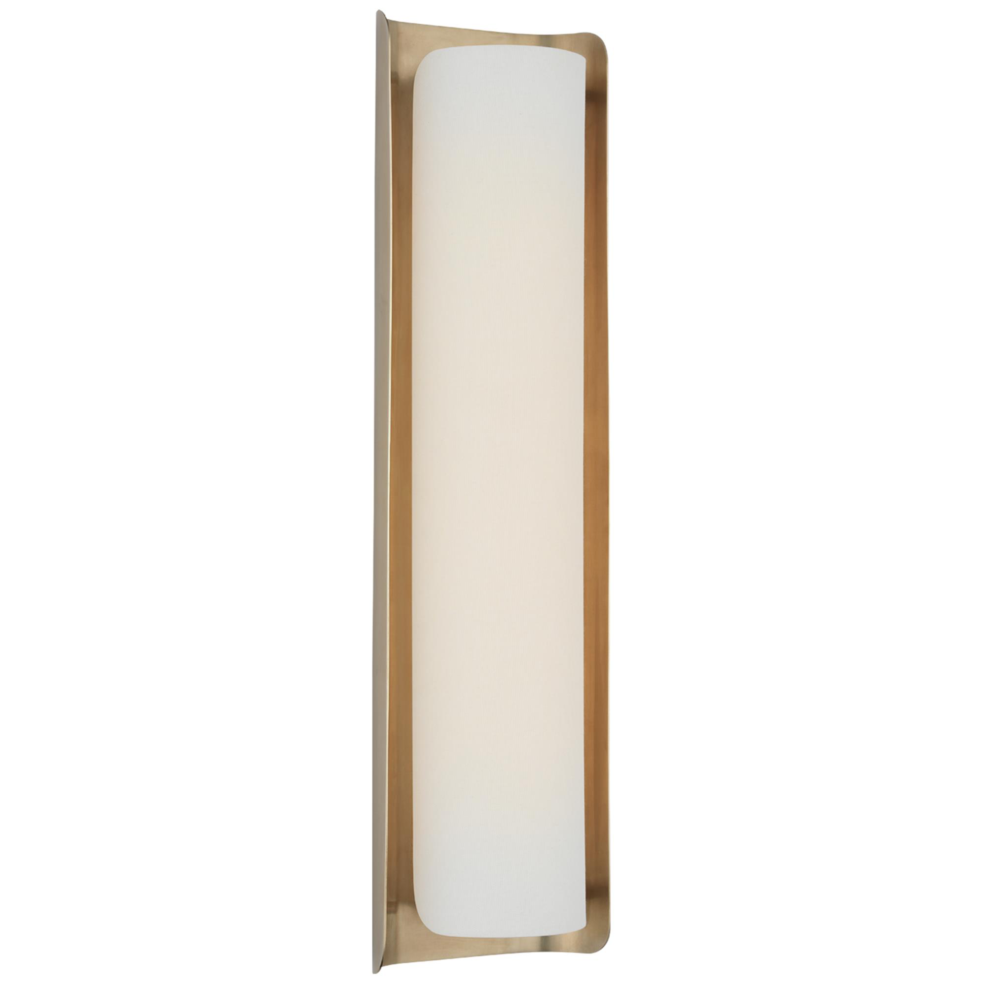 Shown in Hand-Rubbed Antique Brass and Linen finish